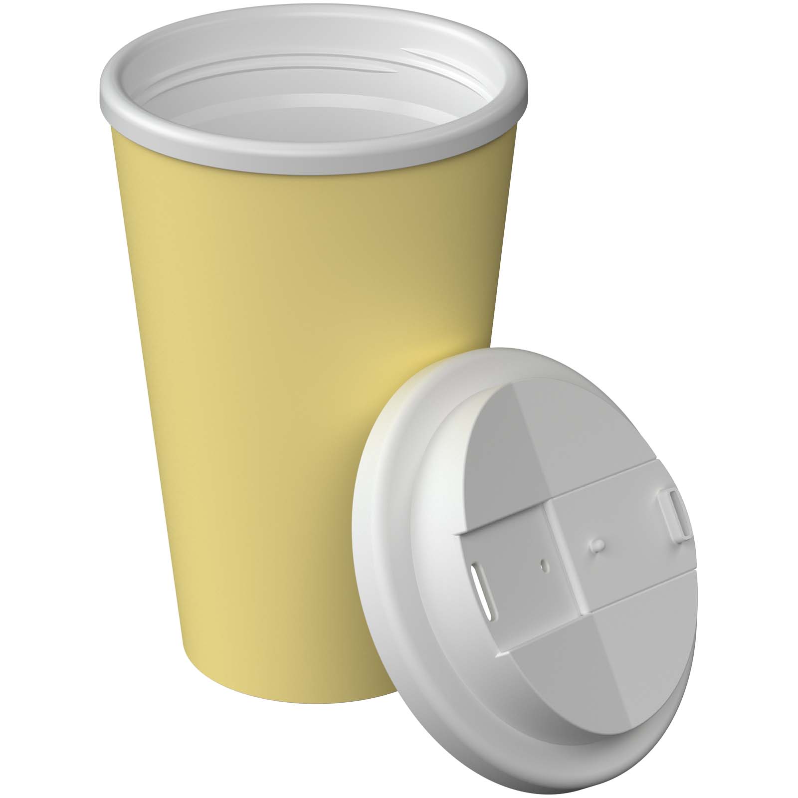 Americano® Infiniti 350 ml Isolierbecher mit auslaufsicherem Deckel Blasse Banane