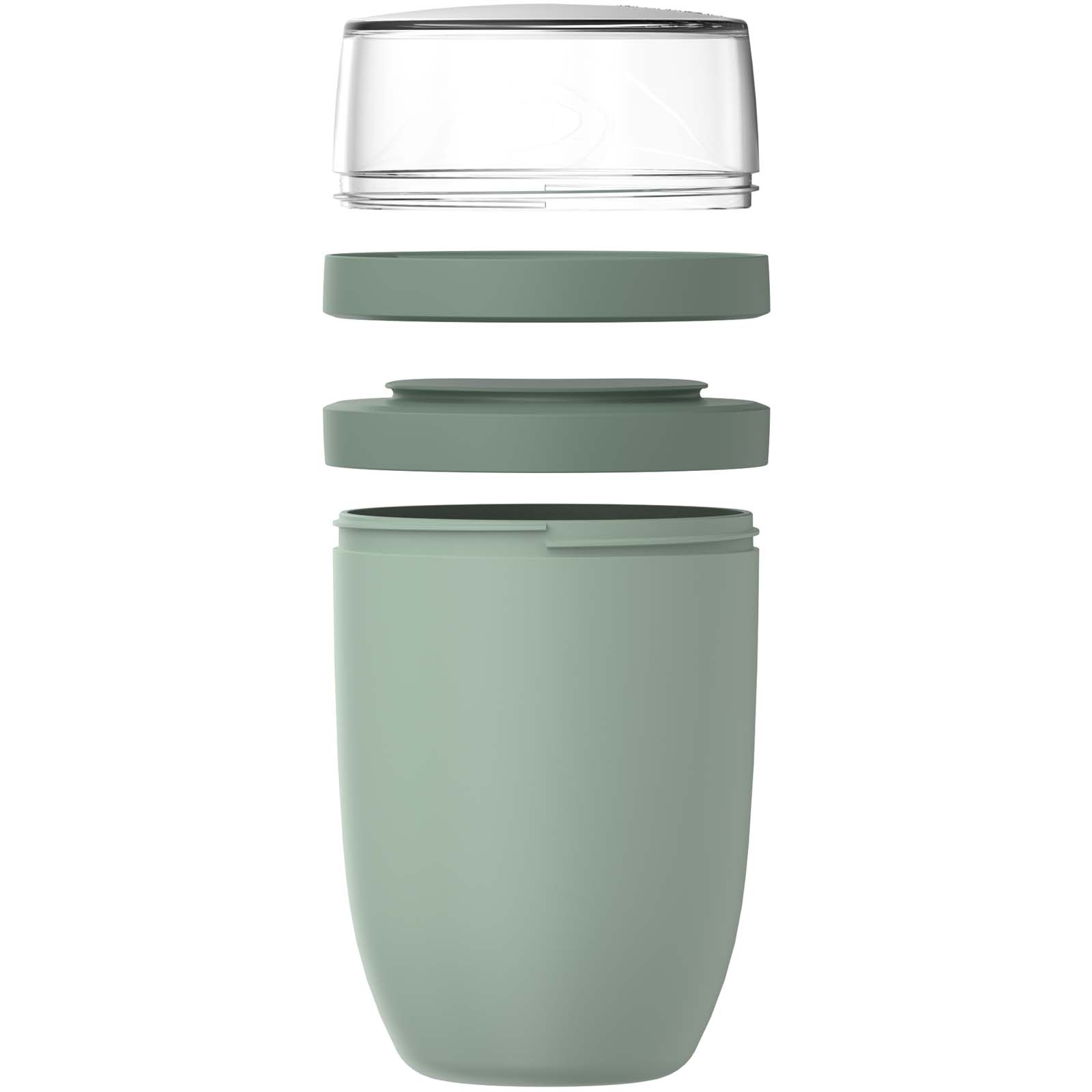 Mepal Ellipse Dreiteiliger, 500 ml + 2 x 200 ml Lunchpot salbei