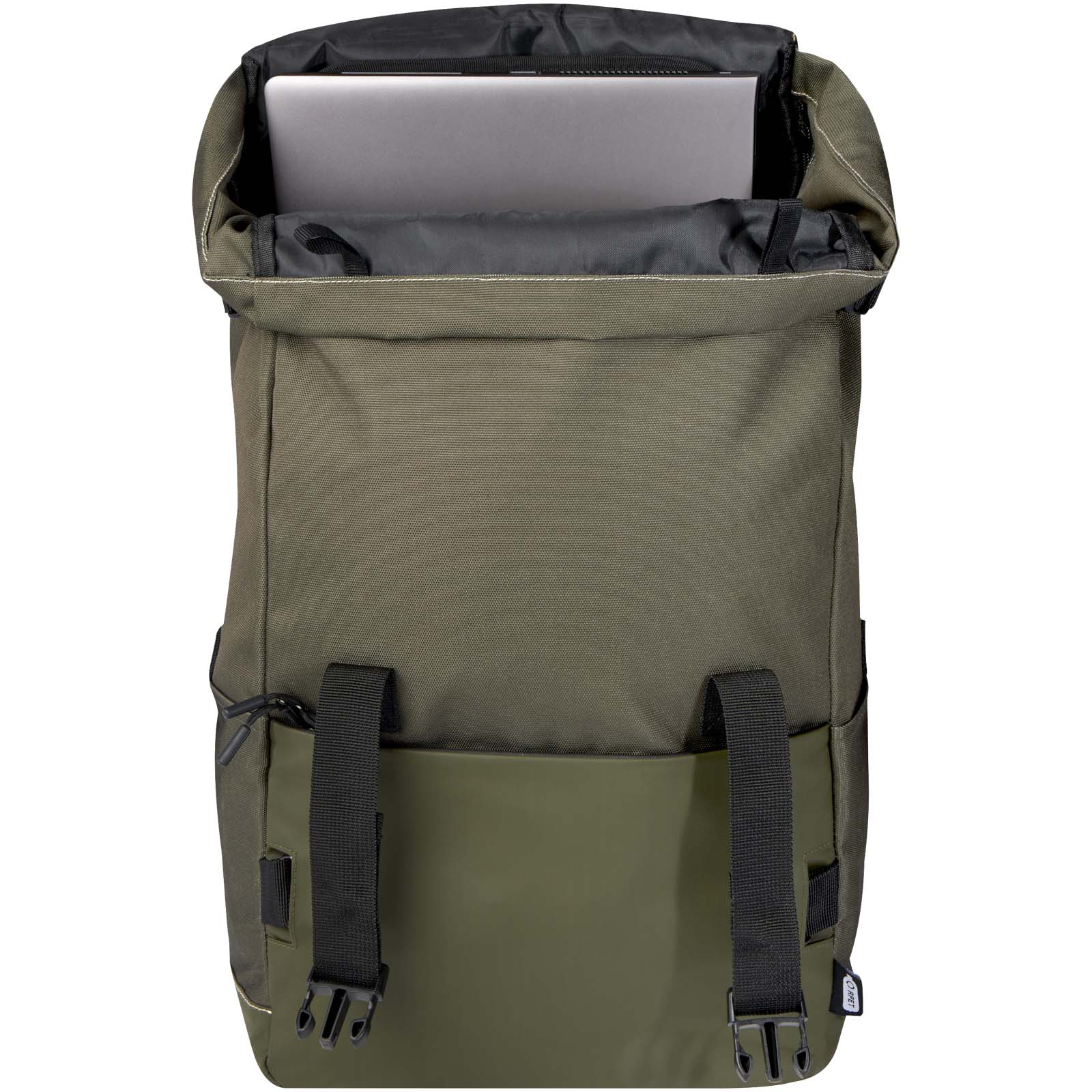 Roam GRS recycelter modularer Rucksack grün