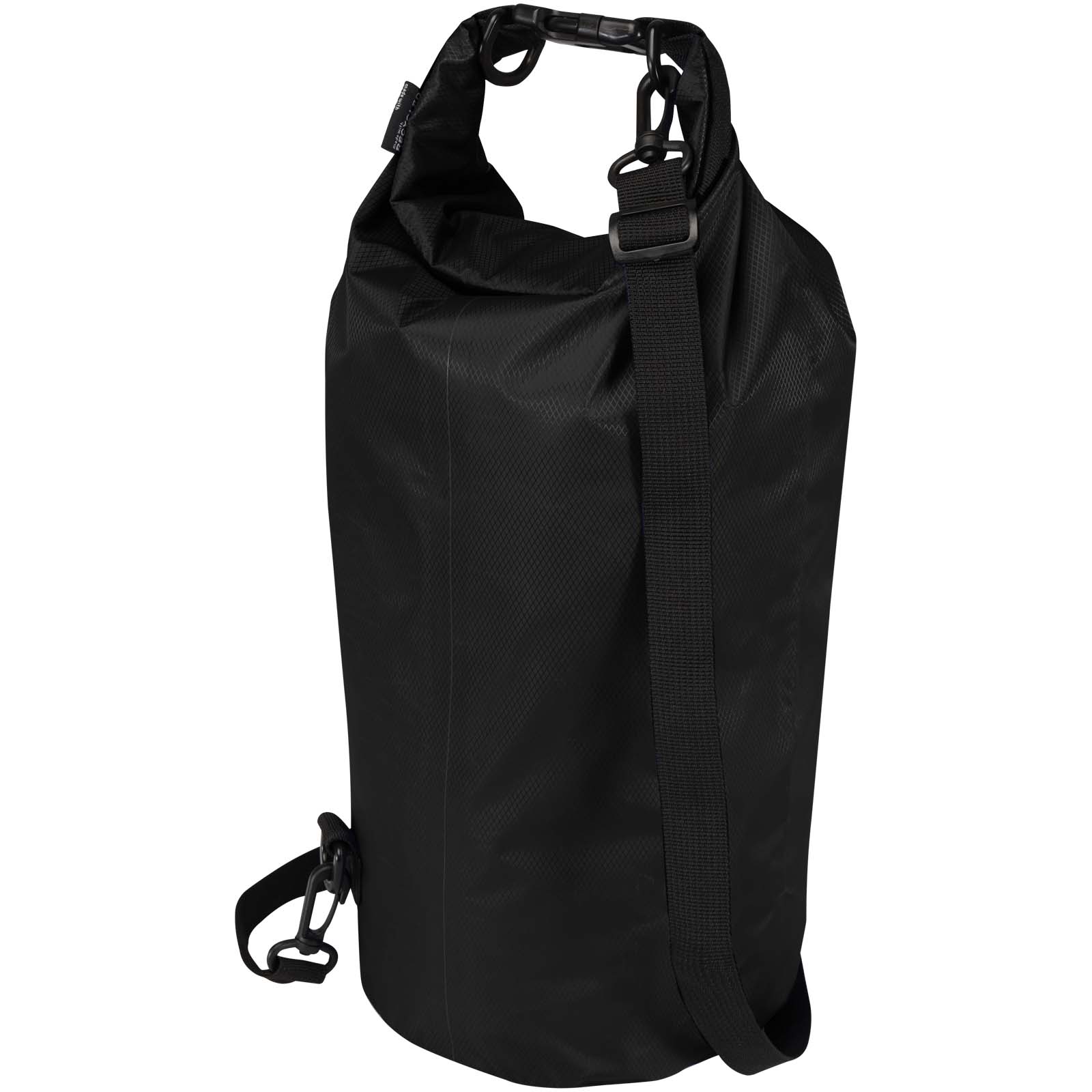 Camper recycelte, wasserdichte Reisetasche, 10 l schwarz