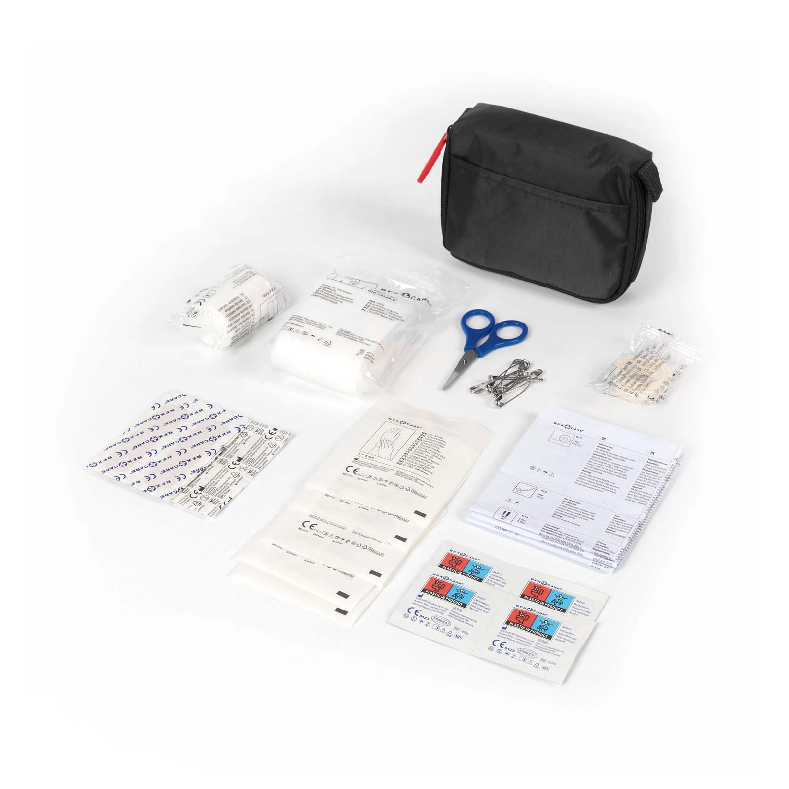 Basic Erste Hilfe Set, 31-teilig schwarz