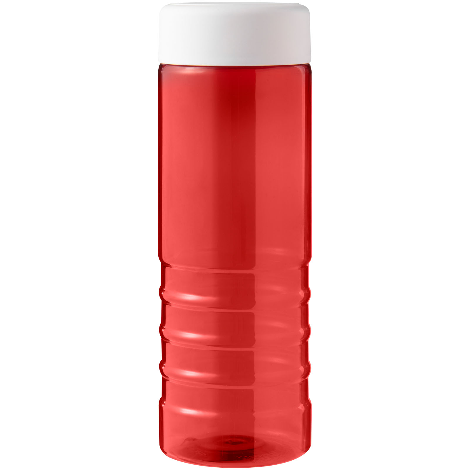 H2O Active® Eco Treble 750 ml Sportflasche mit Drehdeckel rot, weiss