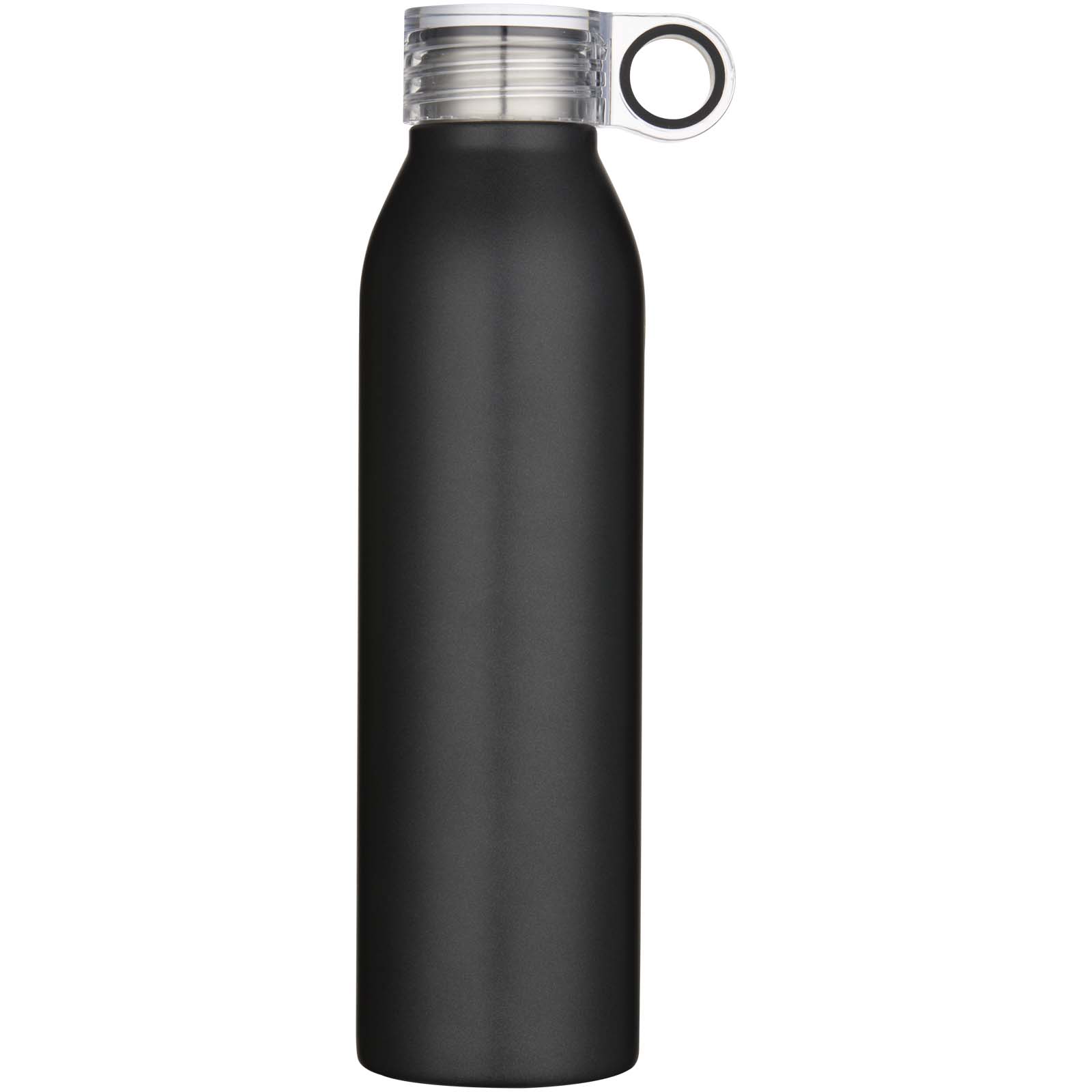 Grom 650 ml RCS-zertifizierte Trinkflasche aus recyceltem Edelstahl schwarz