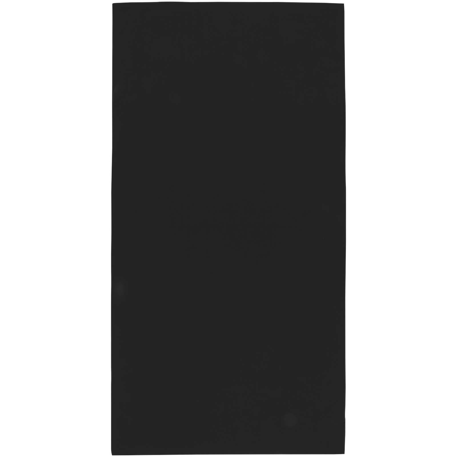 Lucas RPET Sporthandtuch 70 × 140 cm schwarz