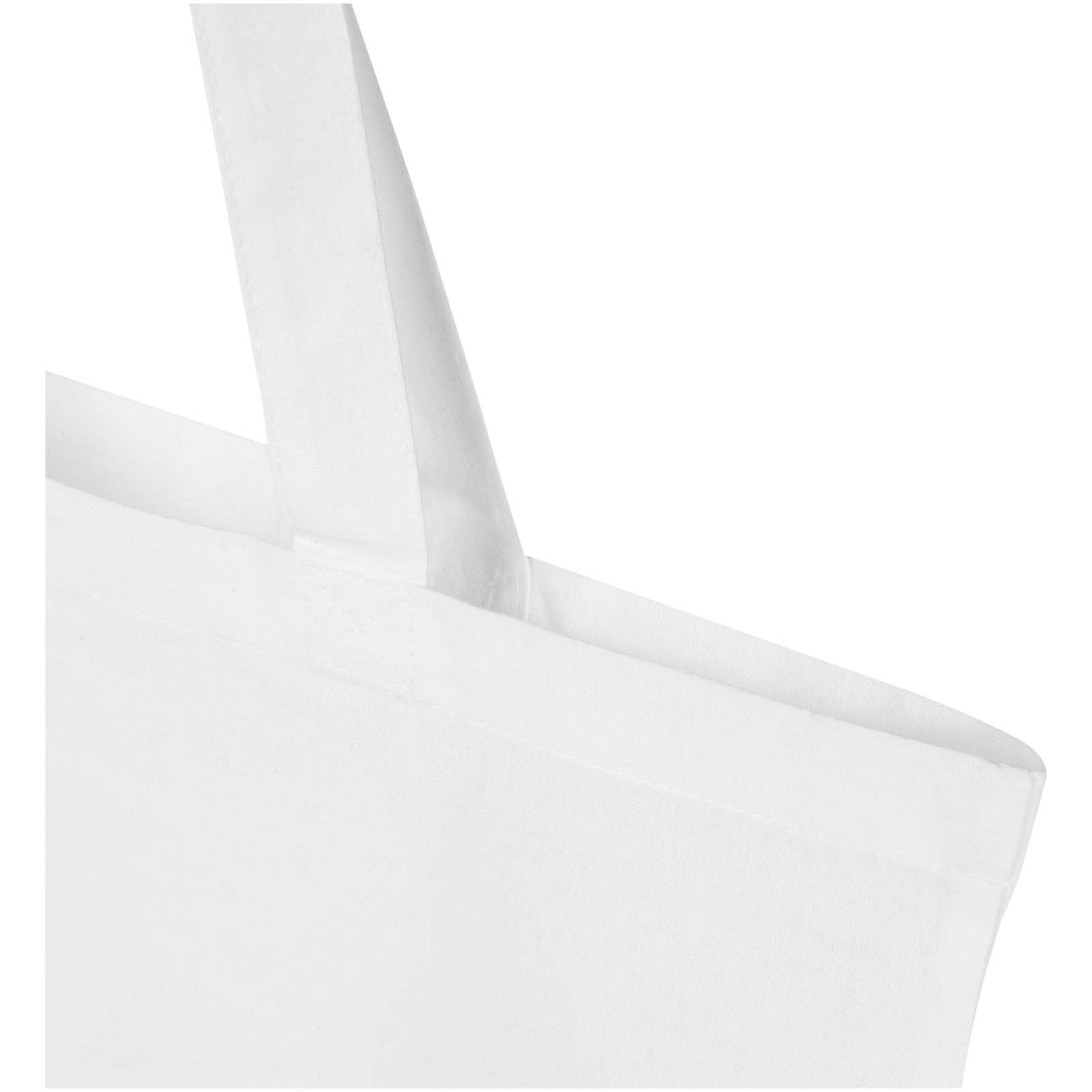 Peru Blend 180 g/m² Tragetasche aus GRS recycelter Baumwolle 7L weiss