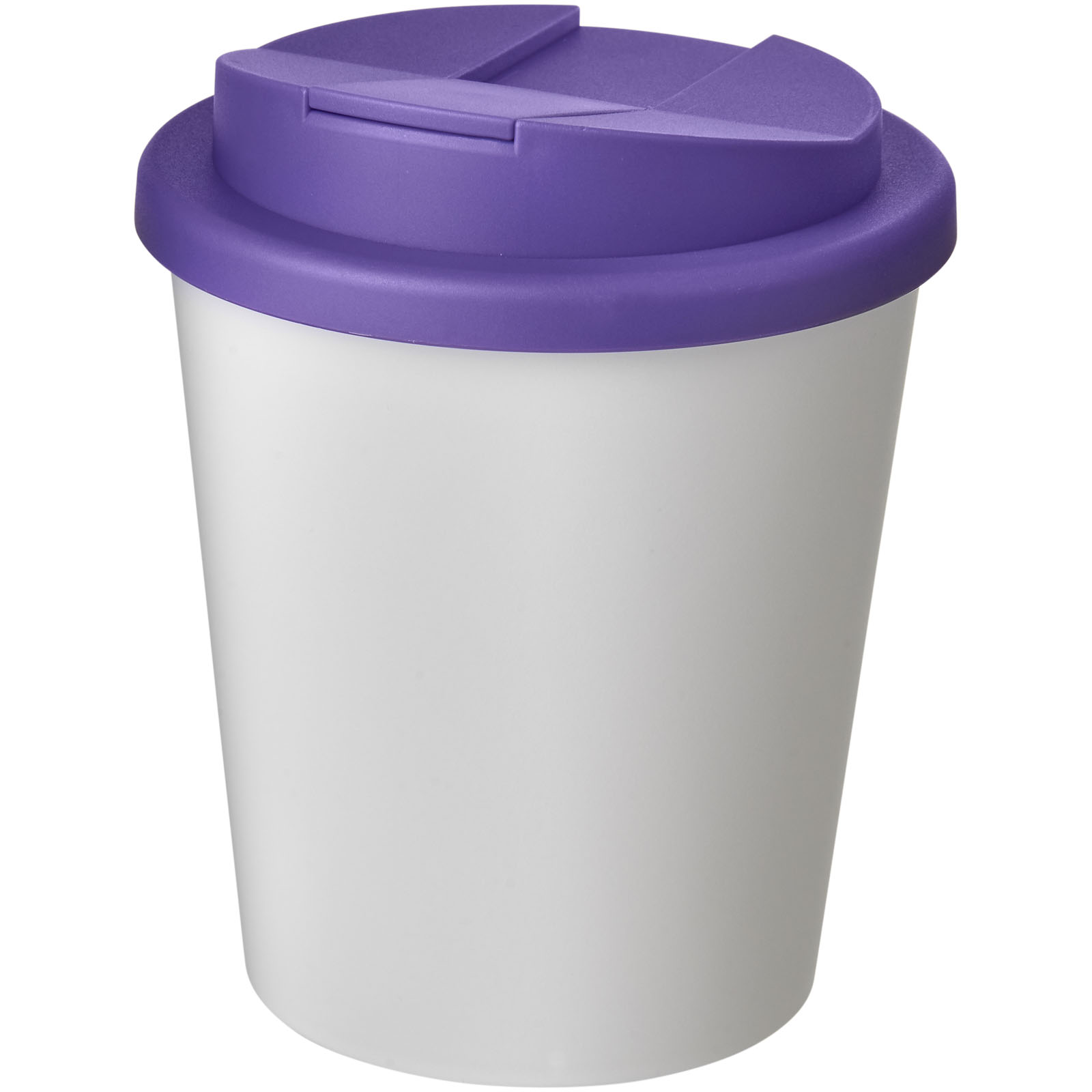 Americano® Espresso 250 ml Isolierbecher mit auslaufsicherem Schraubverschluss weiss, lila