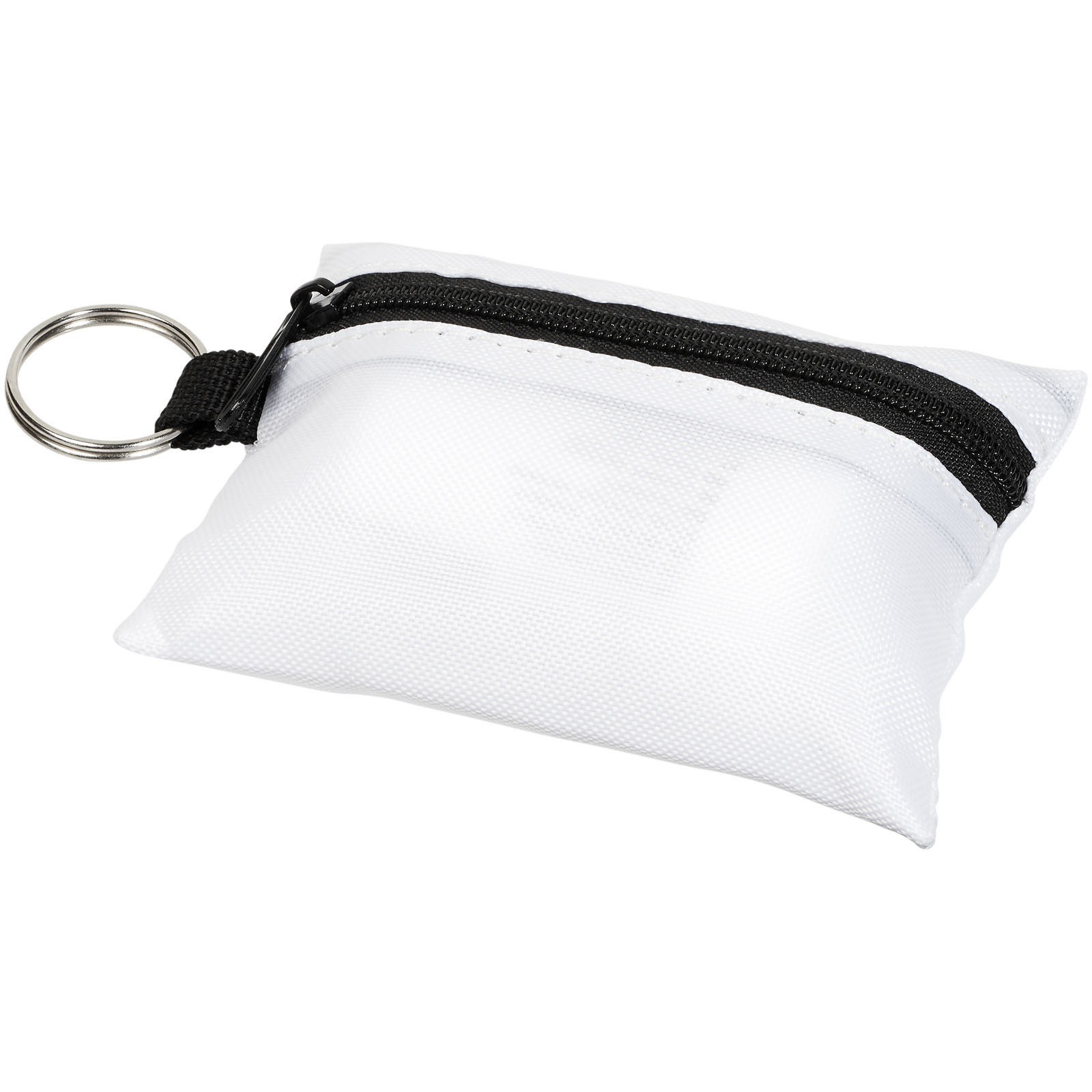 Valdemar 16-teilige Erste-Hilfe-Tasche mit Schlüsselanhänger weiss