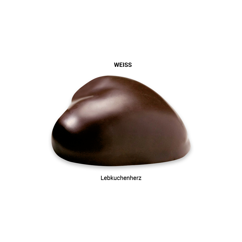 WEISS Lebkuchenherz, Folie weiß