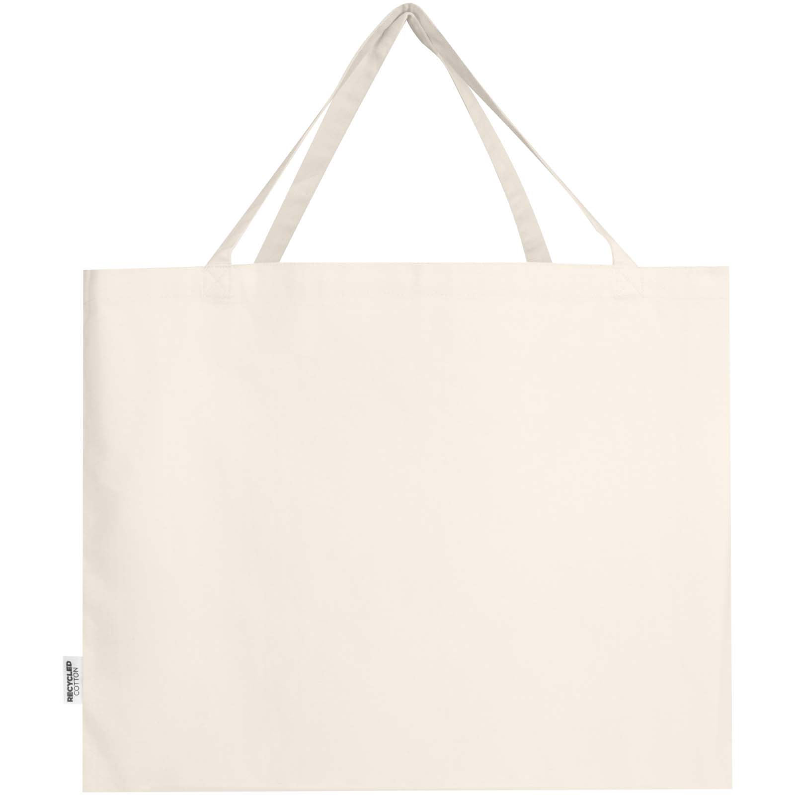 Odessa 220 g/m² Baumwoll Tragetasche aus GRS recycelter Baumwolle 40L natur
