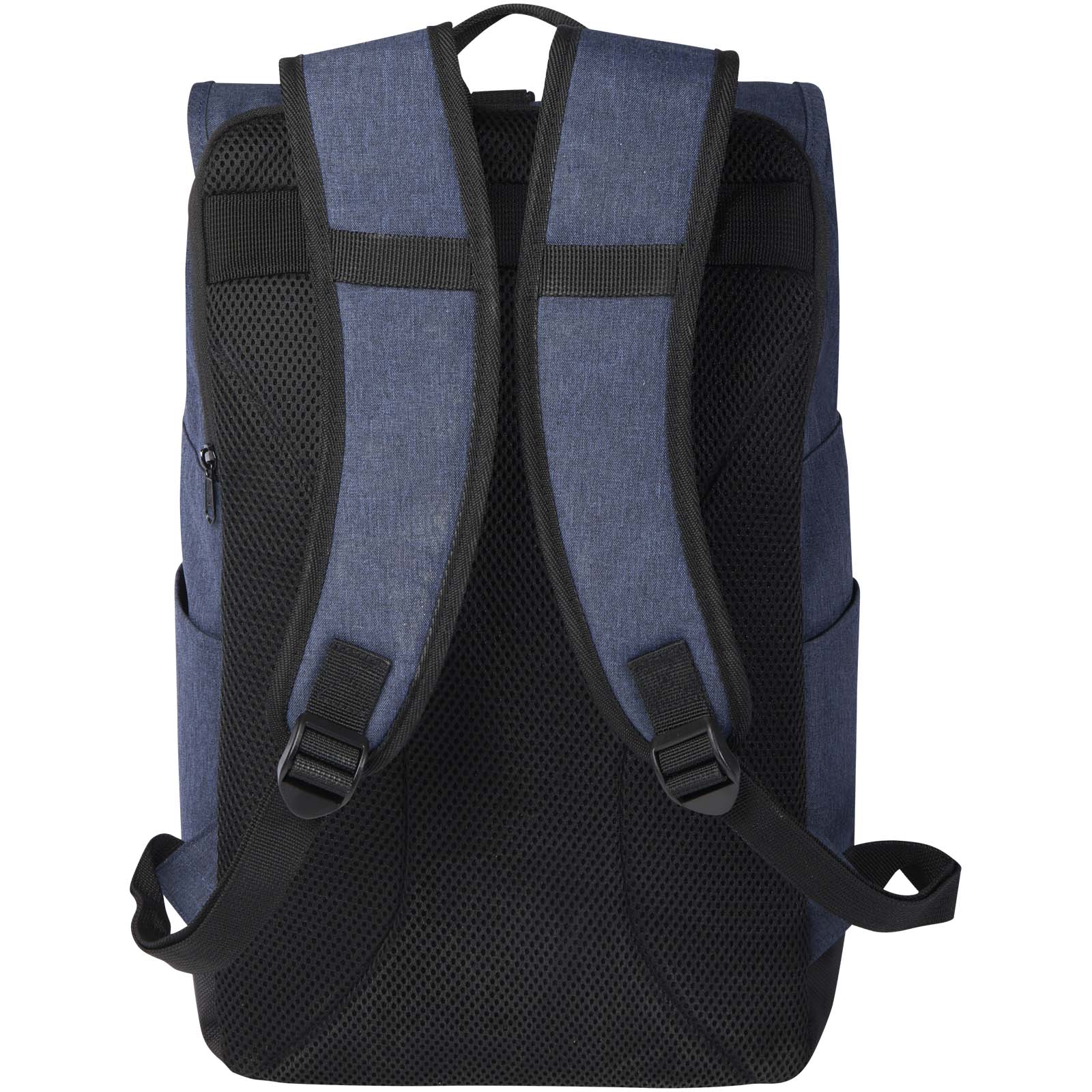 Libra 15,6" GRS recycelter Rolltop Laptop-Rucksack 12L heather navy
