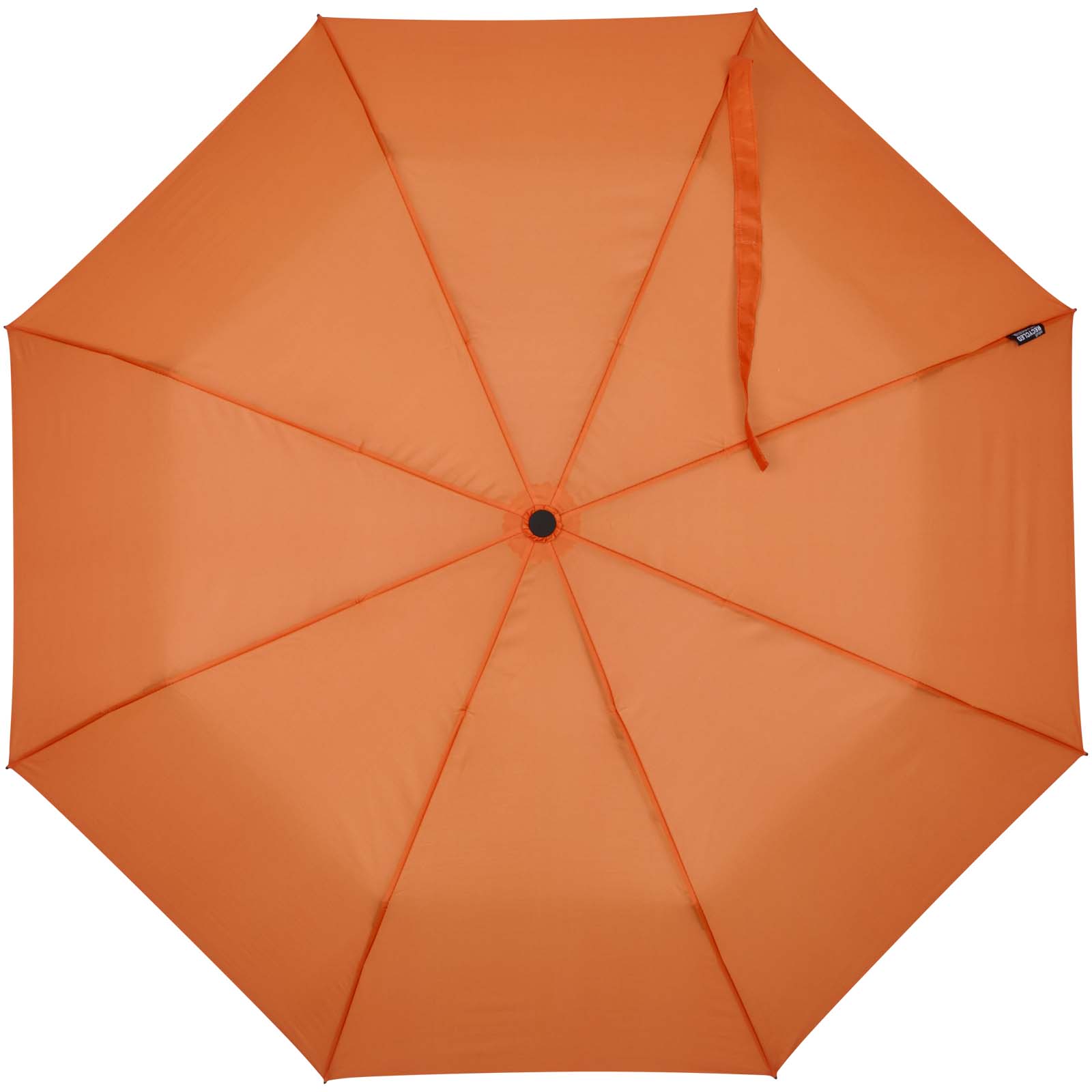 Agnes 21" faltbarer RPET-Regenschirm mit automatischer Öffnung orange