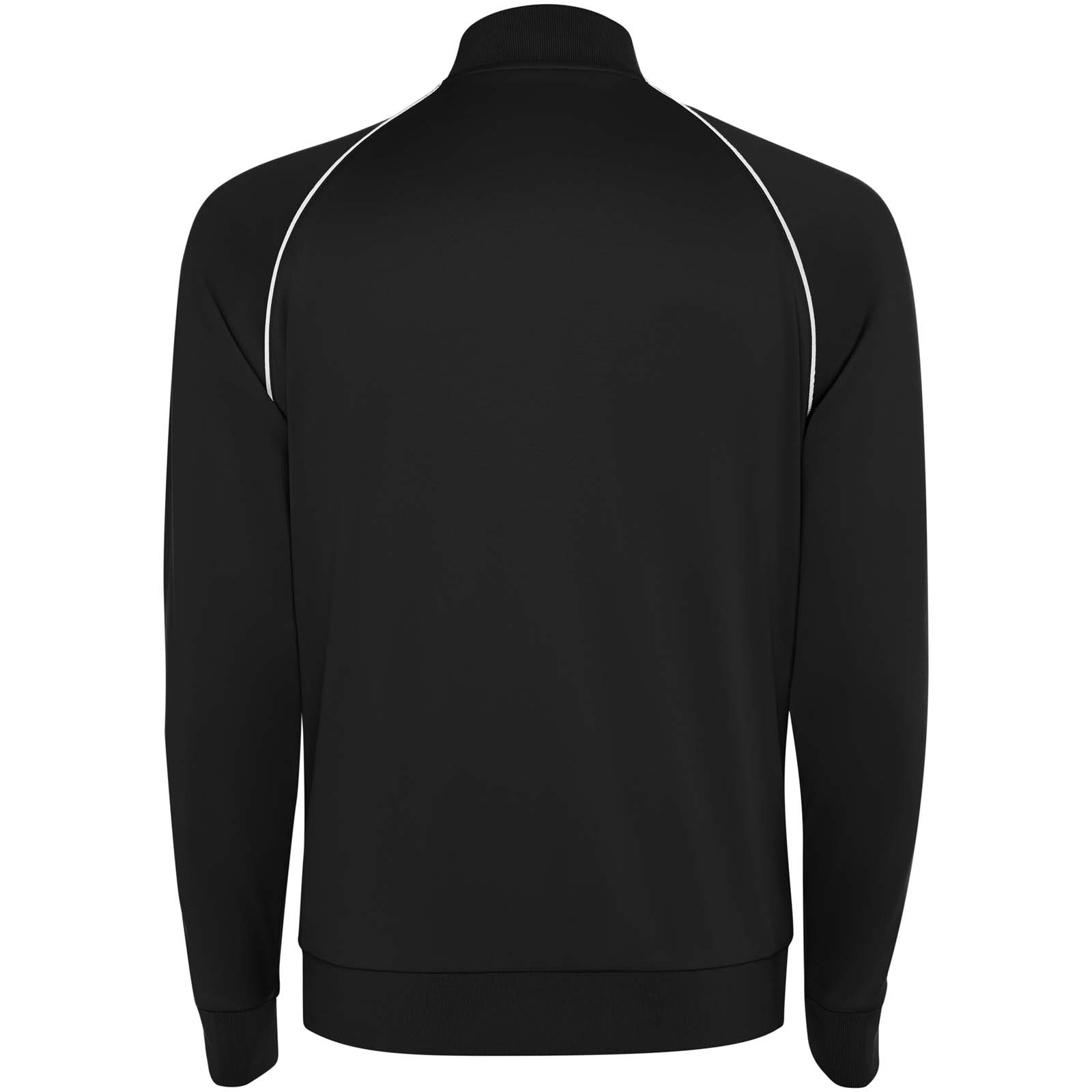 Valier Kinder Sweatshirt mit durchgehendem Reißverschluss schwarz