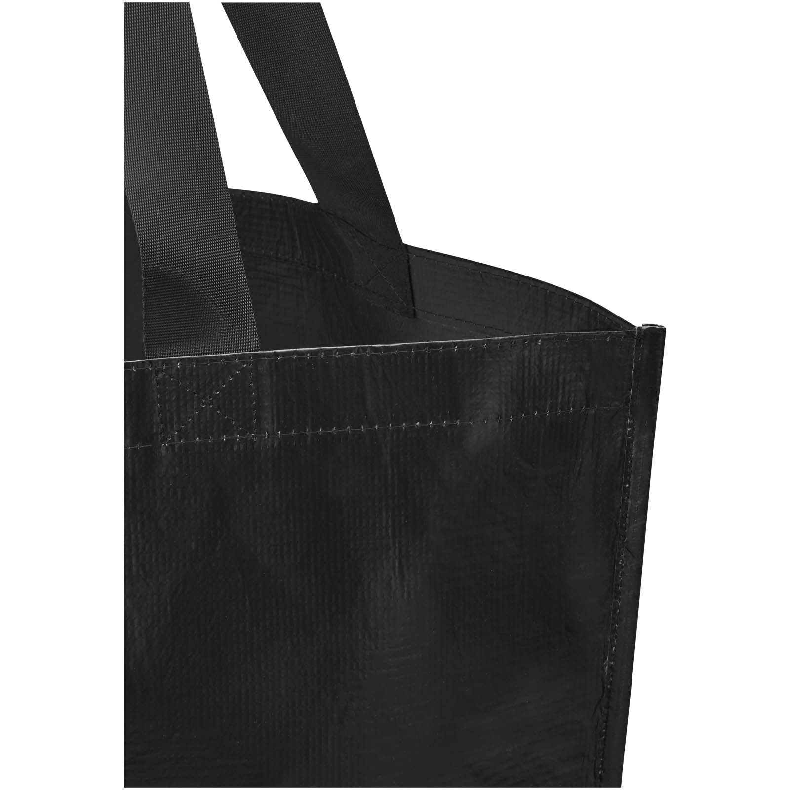 Duo GRS recycelte doppellaminierte Tragetasche Oversize 30L schwarz
