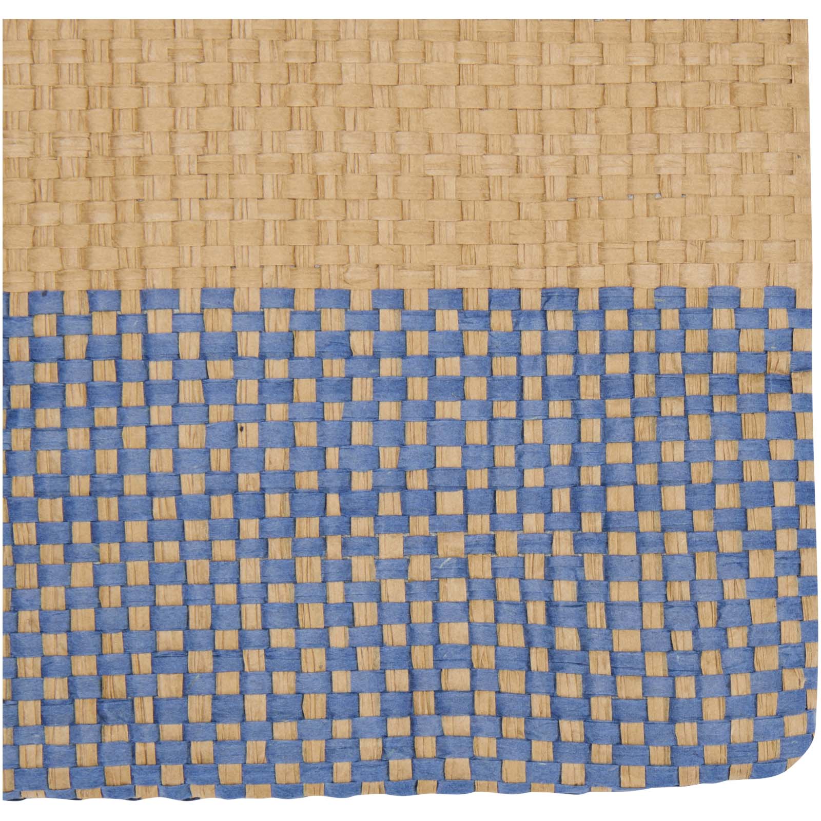 Rhythm Strohpapier Beutel mit Reißverschluss, 3 l Ozeanblau