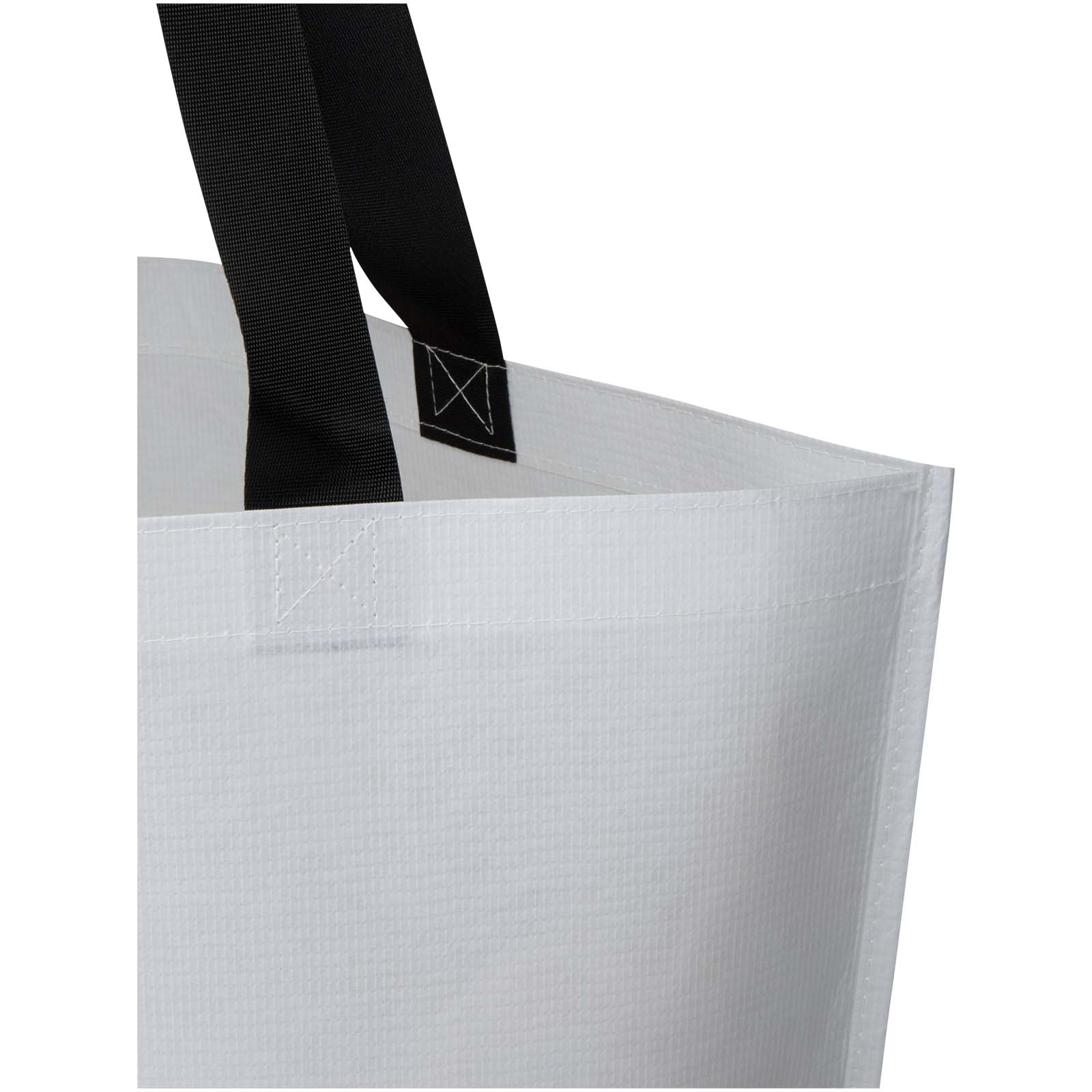 Duo GRS recycelte doppellaminierte Tragetasche Oversize 30L weiss