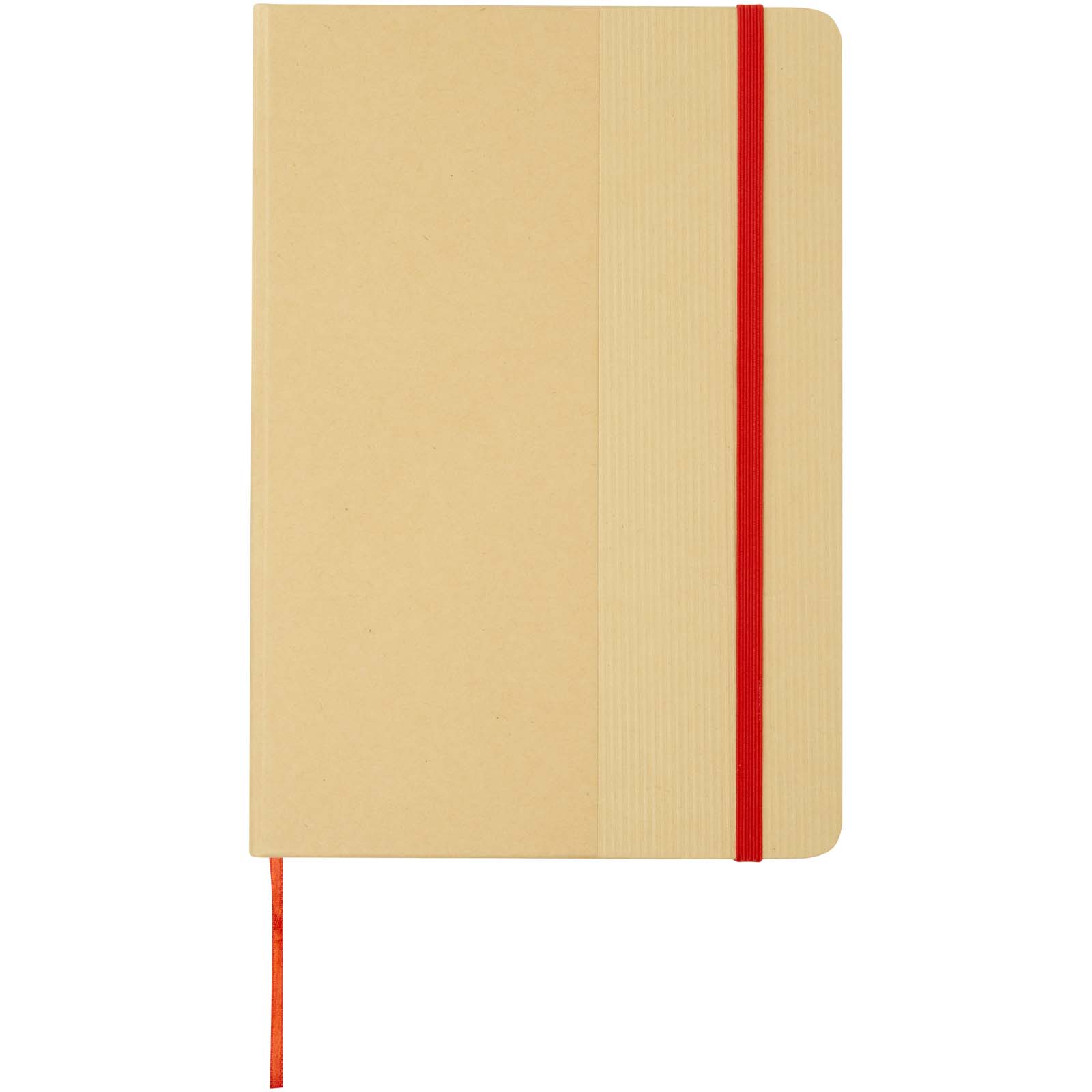 Nelida A5 Hardcover Notizbuch aus recyceltem Karton rot