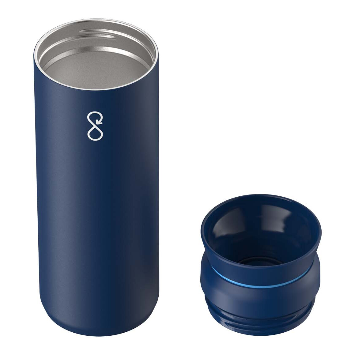 Ocean Bottle Peak Brew 590 ml Becher aus recyceltem Edelstahl ozeanblau