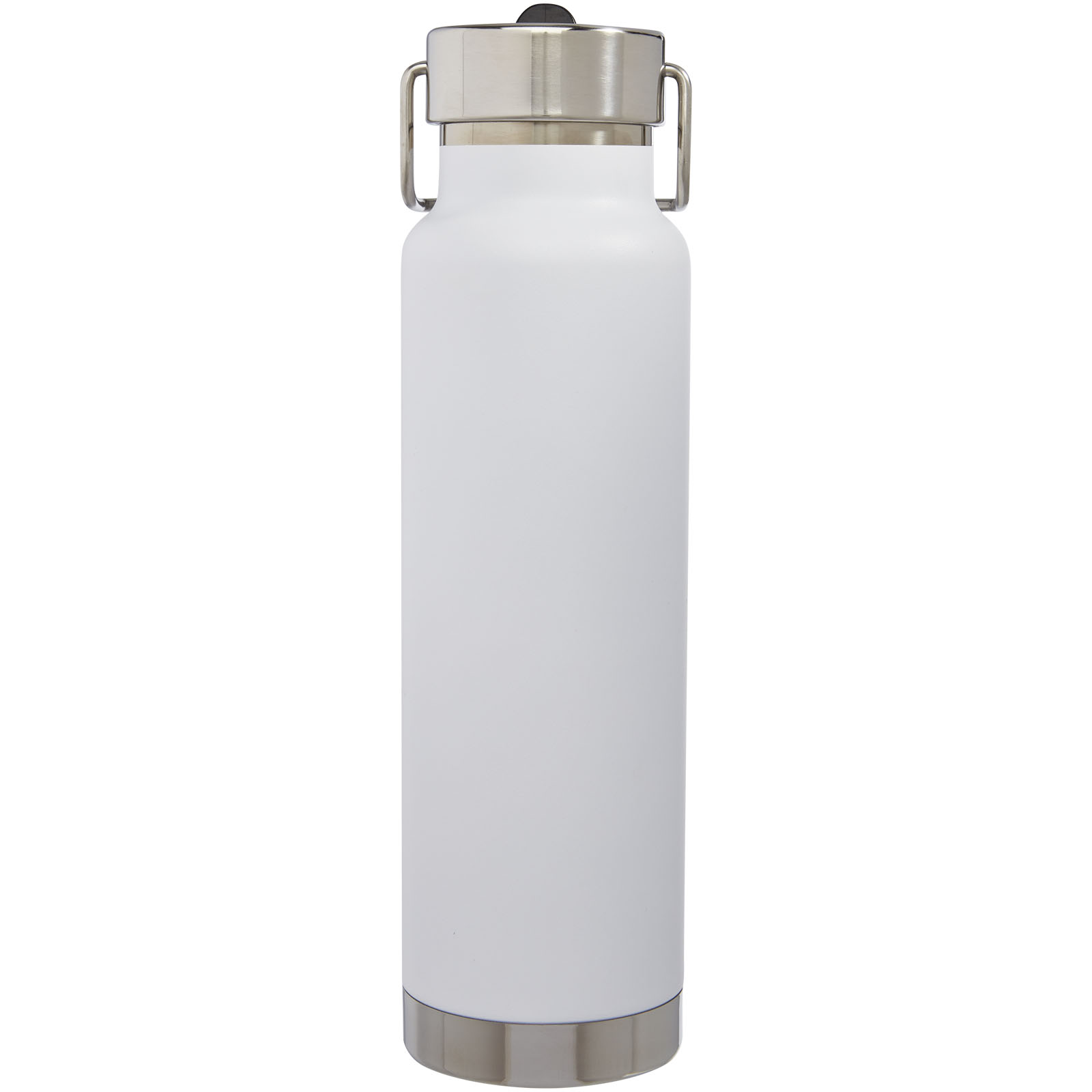 Thor 750 ml Kupfer-Vakuum Sportflasche mit Trinkhalm weiss