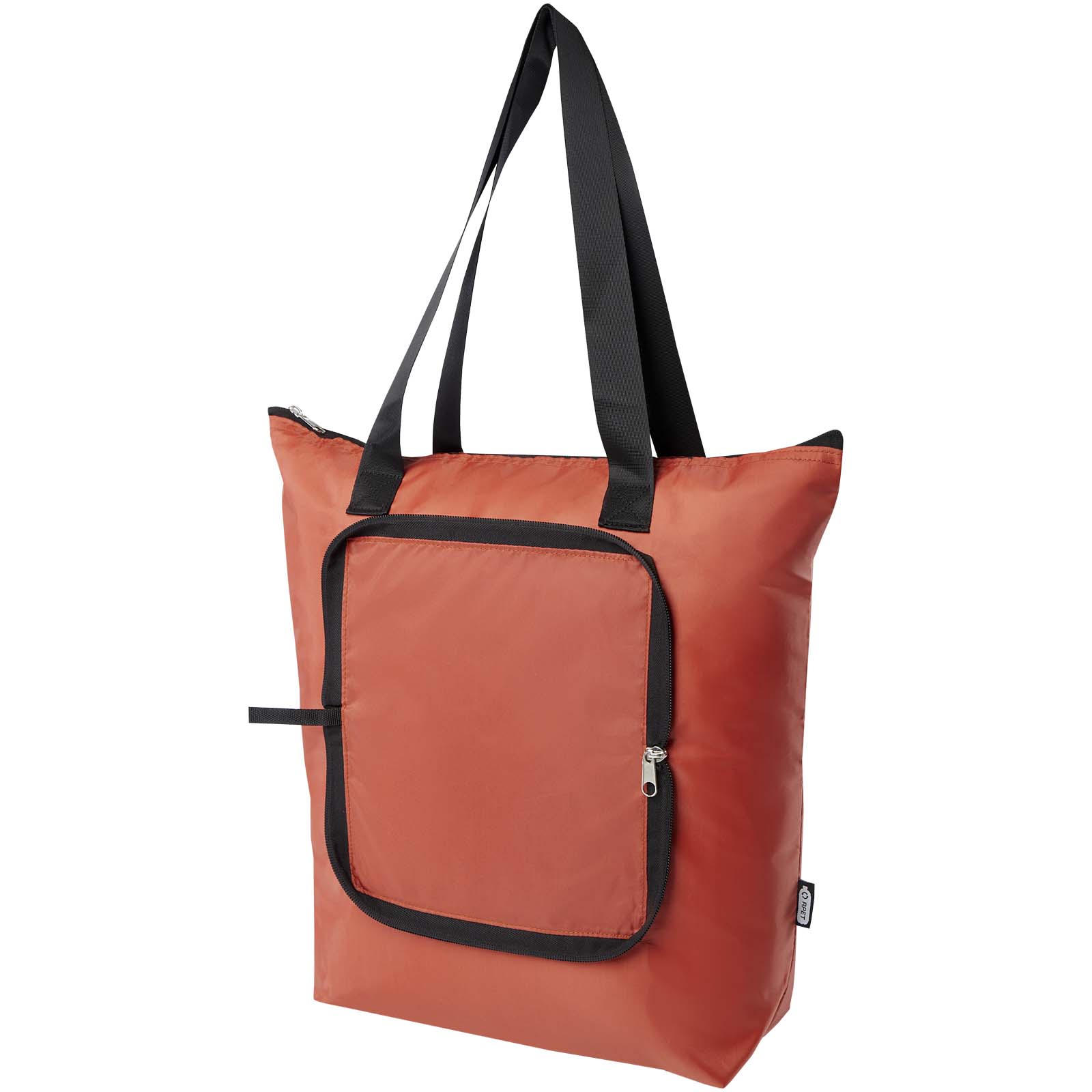 EcoFold faltbare RPET Kühltasche 15 L ziegelstein