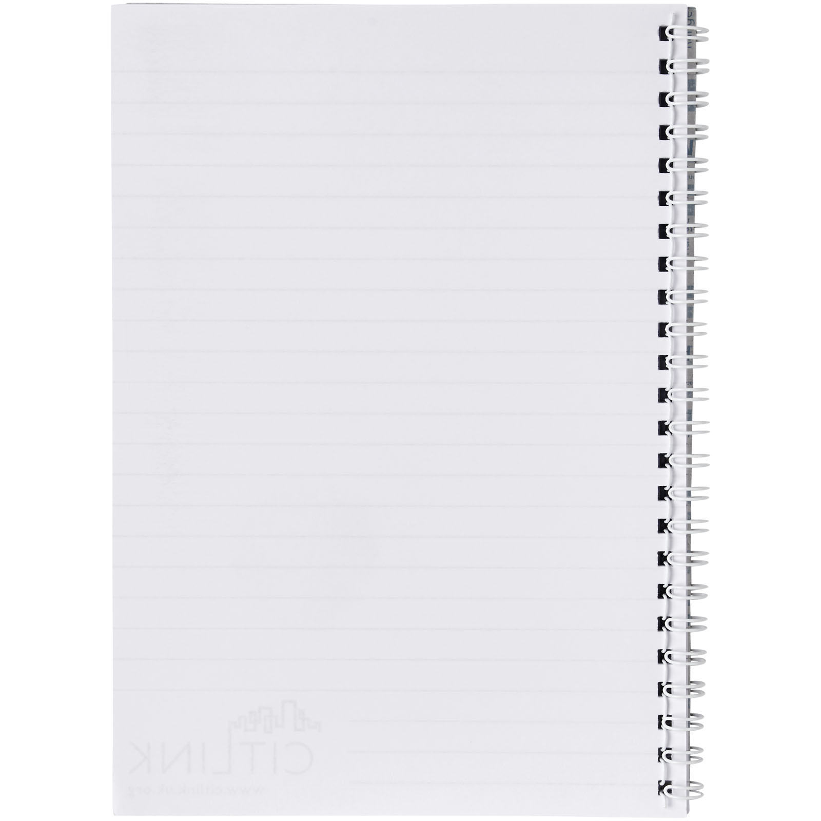 Desk-Mate® A5 Notizbuch mit Spiralbindung weiss