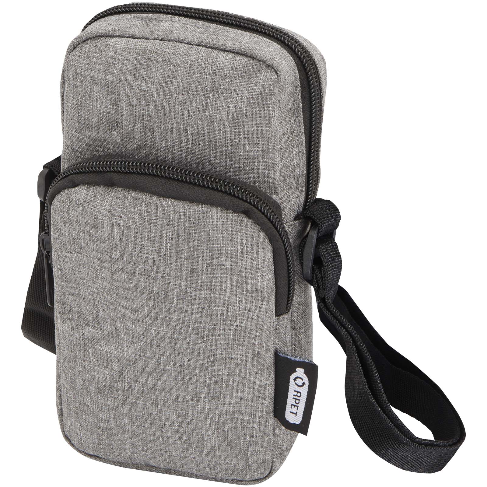 Ross Handytasche aus recyceltem GRS-Material heather grau