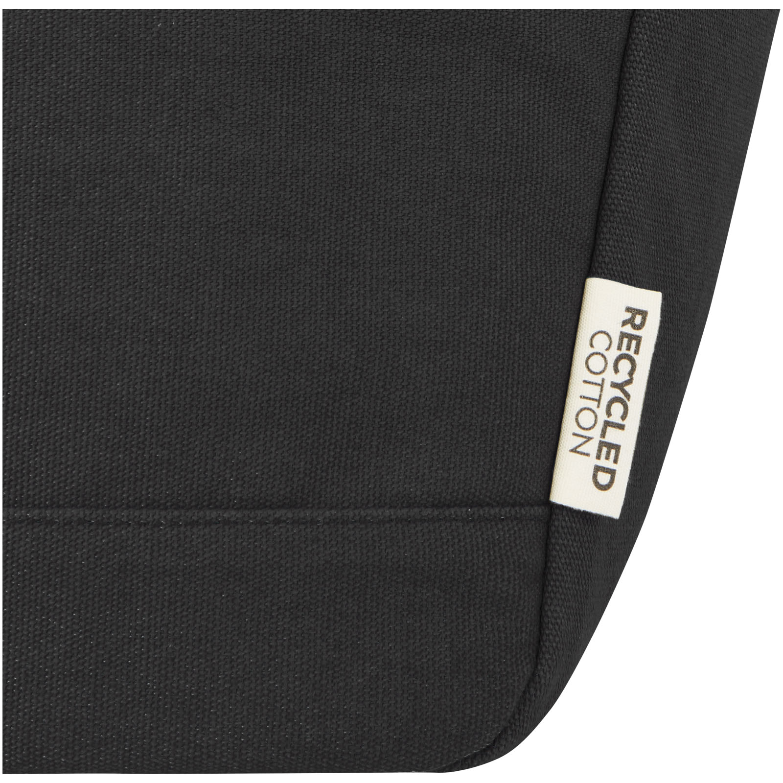 Joey GRS-recycelte Canvas Lunch Kühltasche 6 L für 9 Dosen schwarz