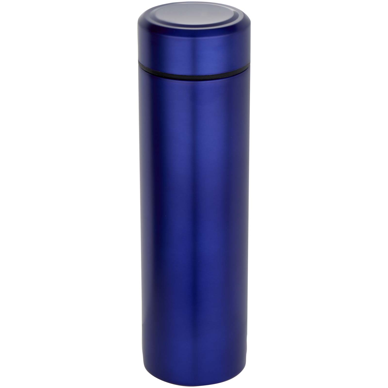 Taylor 450 ml Doppelwand Isolierflasche aus Edelstahl mit Teesieb blau