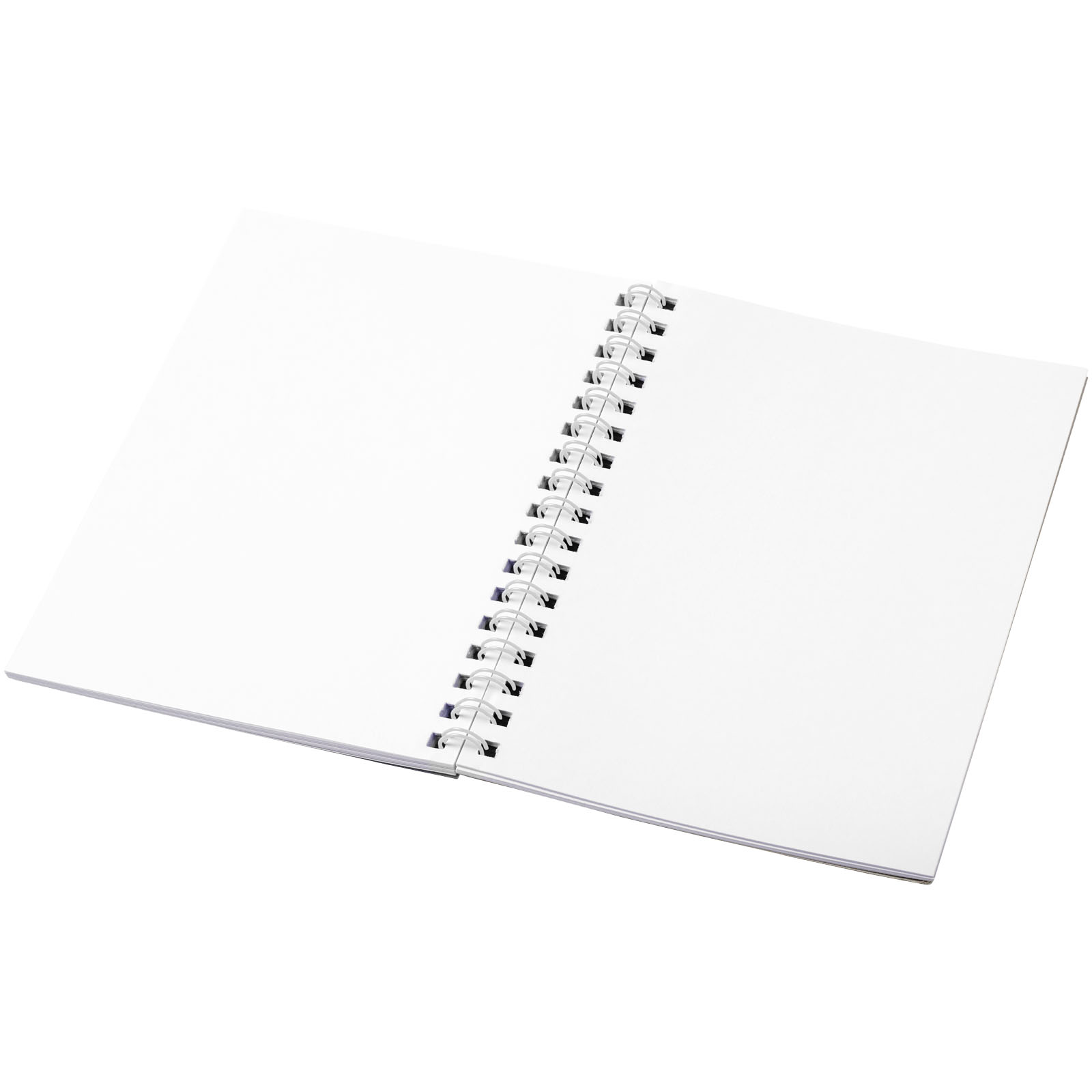 Desk-Mate® A6 Notizbuch mit Kunststoff Cover und Spiralbindung weiss