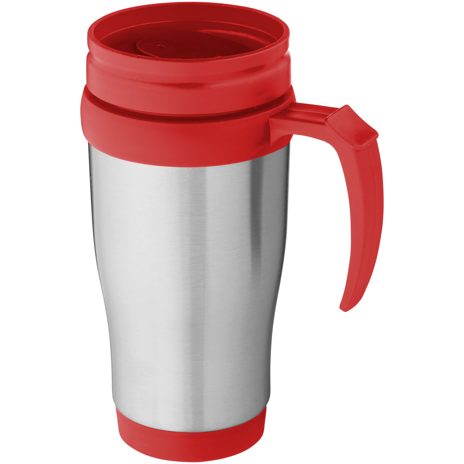 Sanibel 400 ml Isolierbecher silber, rot
