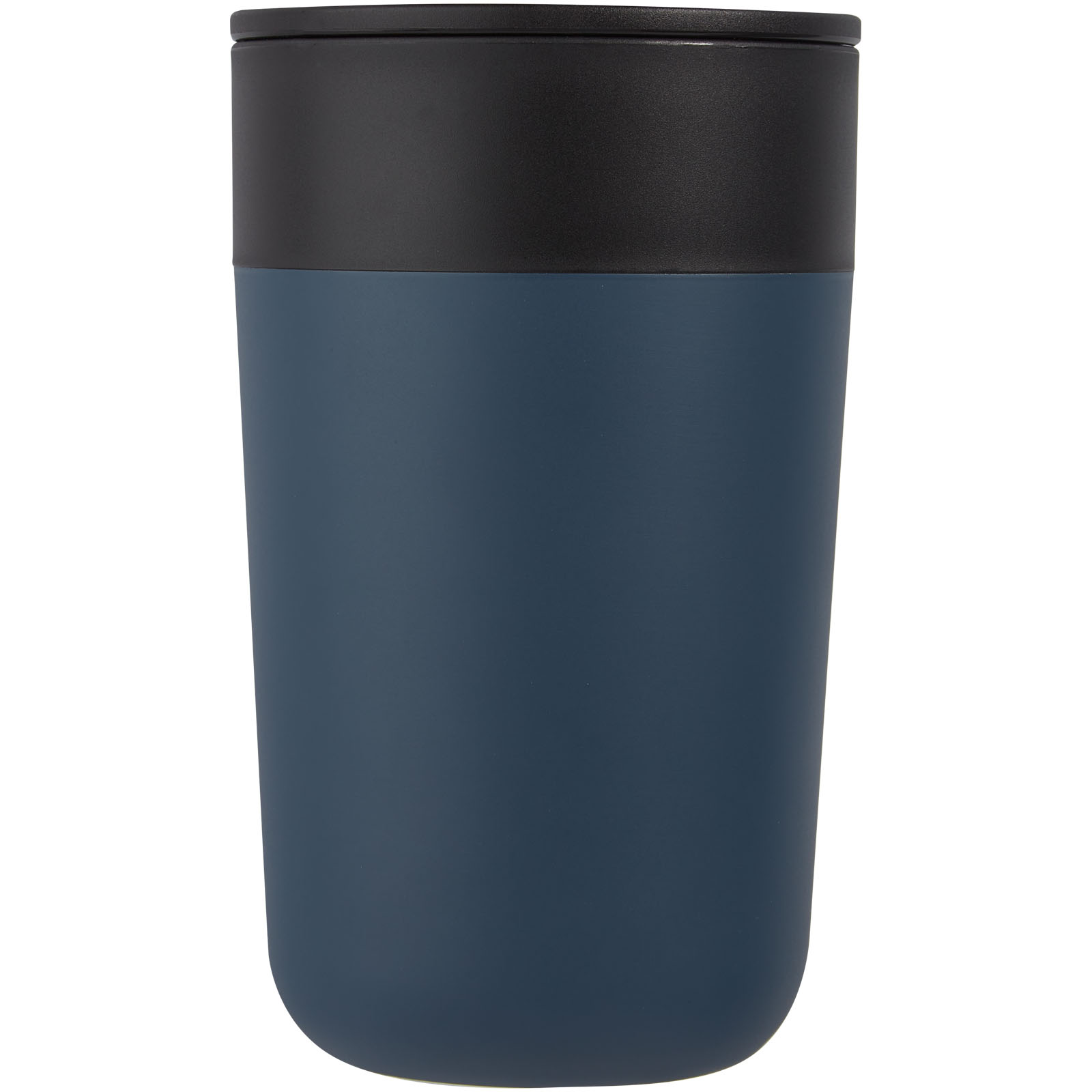 Nordia 400 ml doppelwandiger Becher aus Recyclingmaterial dunkelblau