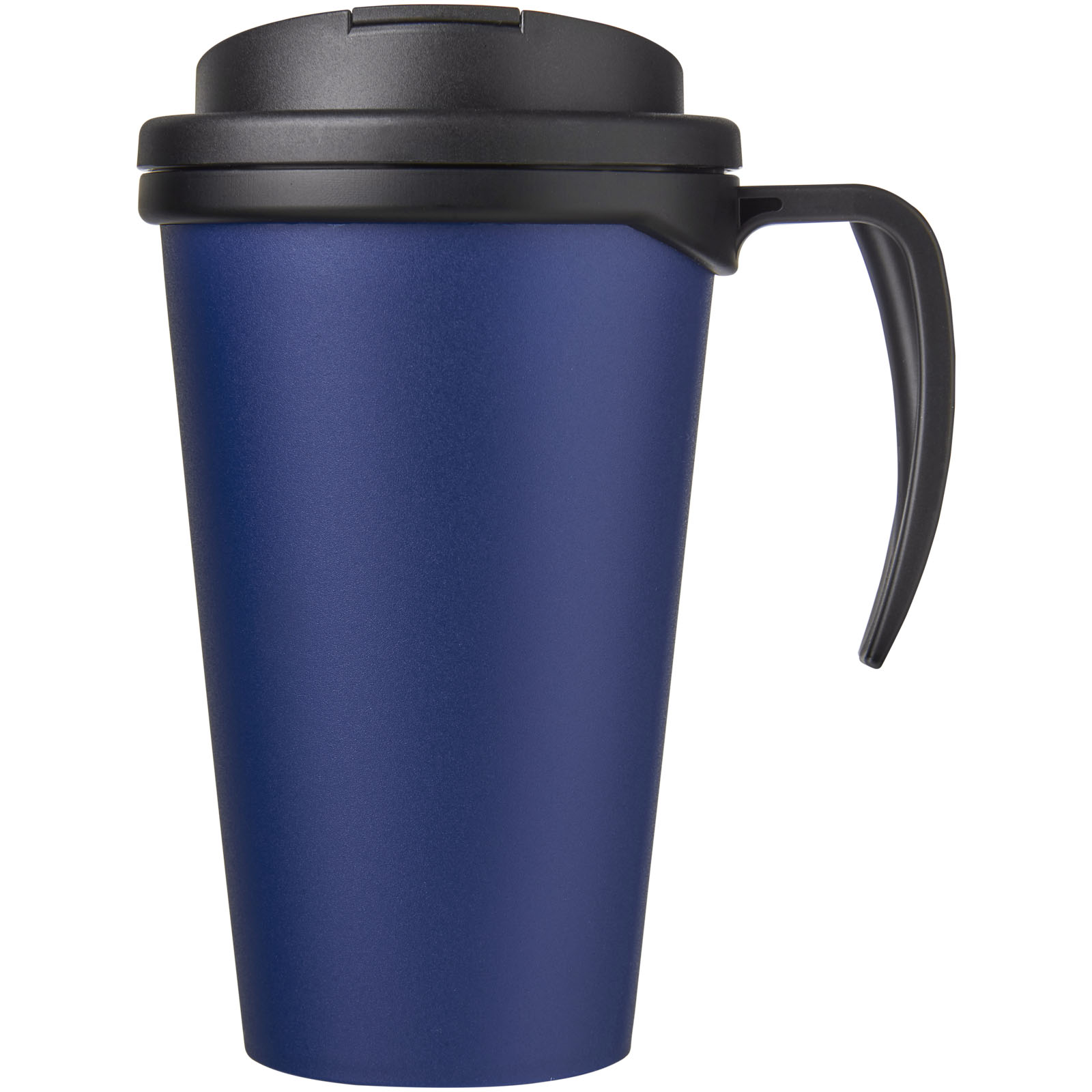 Americano® Grande 350 ml Isolierbecher mit auslaufsicherem Schraubverschluss blau, schwarz