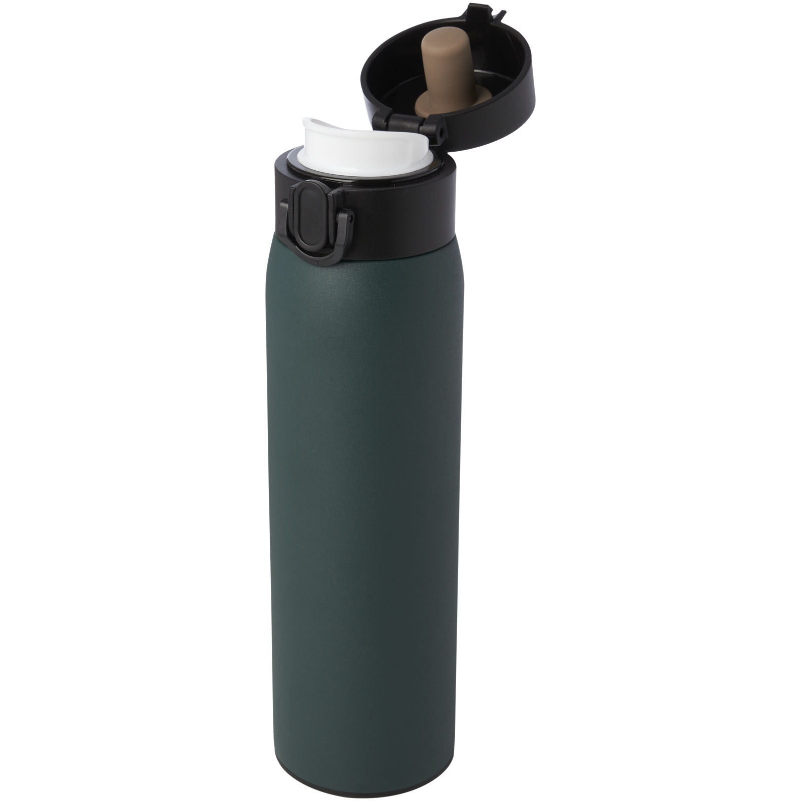 Sika 450 ml RCS-zertifizierte Isolierflasche aus recyceltem Edelstahl waldgrün