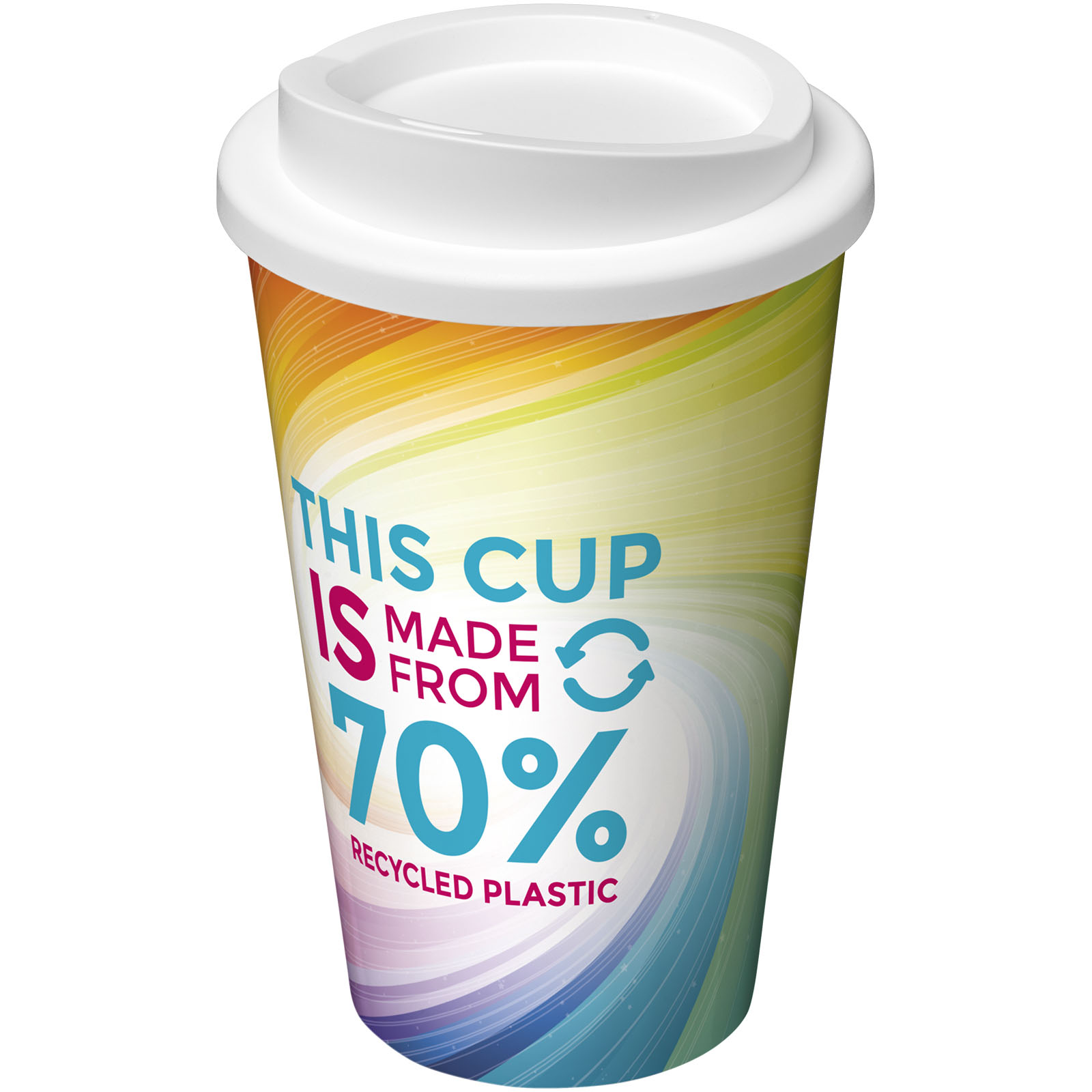 Brite-Americano® Eco 350 ml Isolierbecher weiss