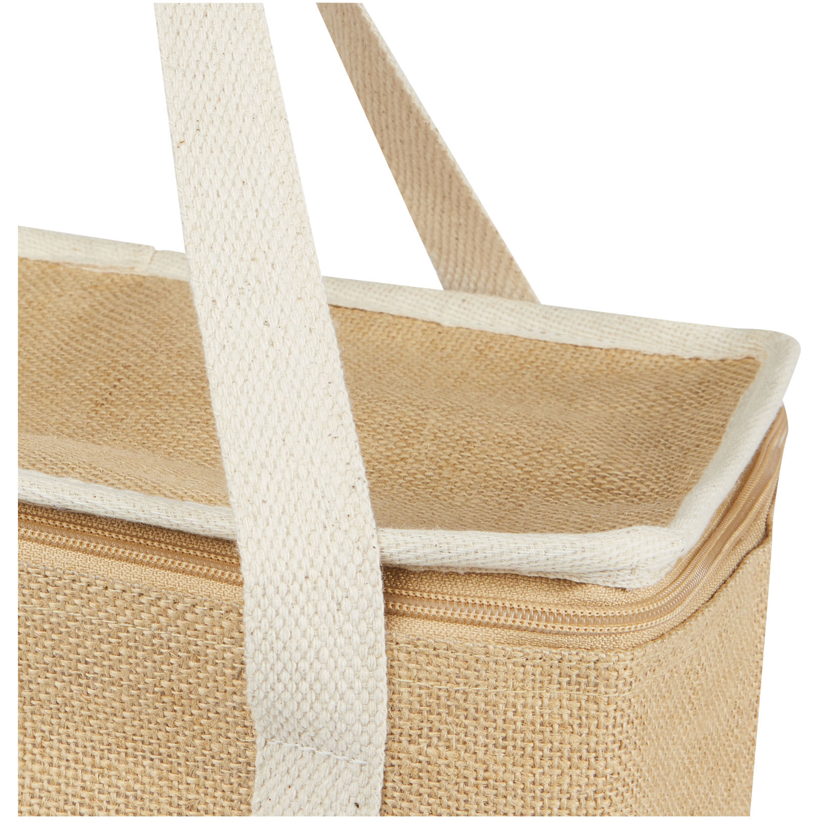 Juta 300 g/m² Jute Kühltragetasche 19 L natur, weiss