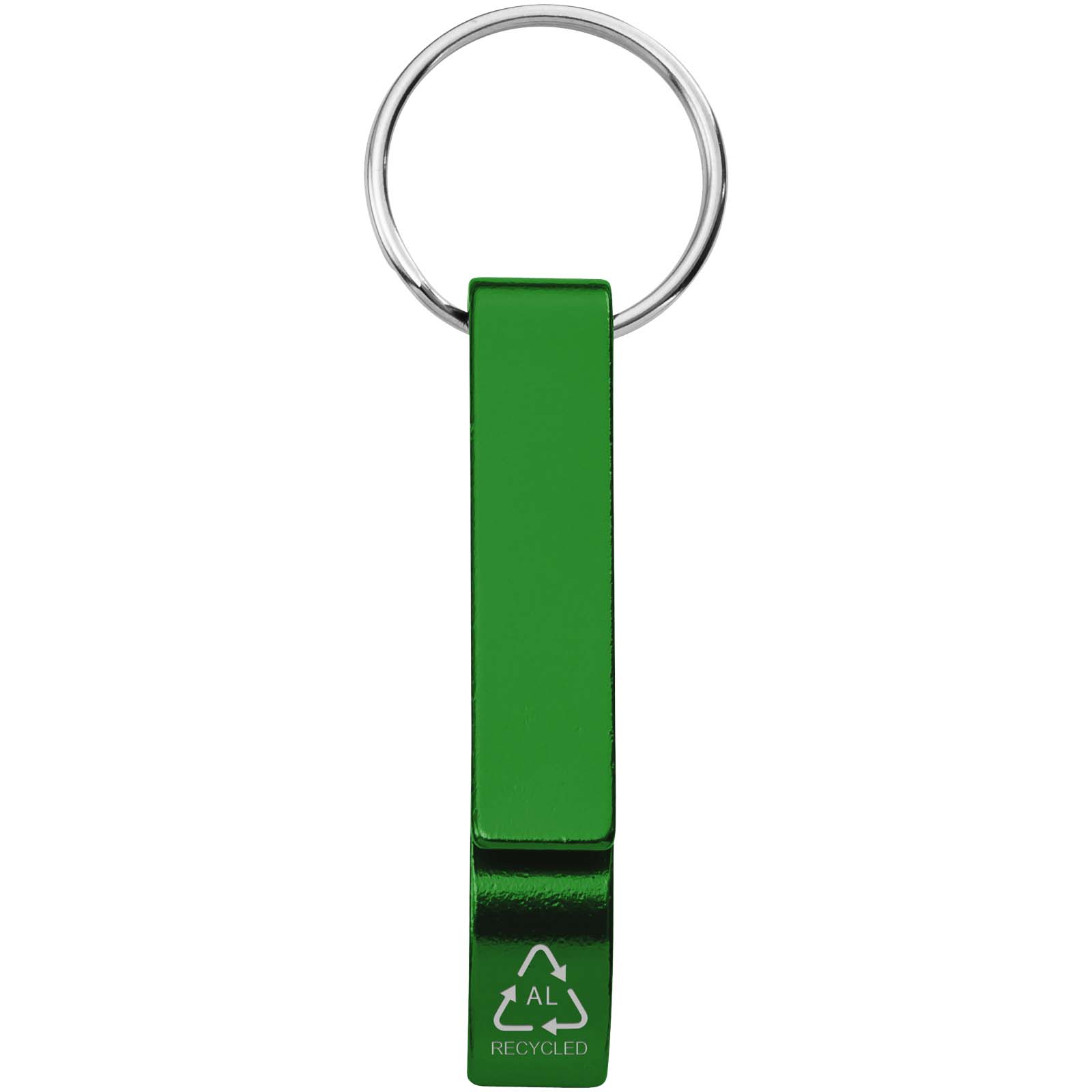 Tao Schlüsselanhänger mit Flaschen- und Dosenöffner aus recyceltem RCS Aluminium grün