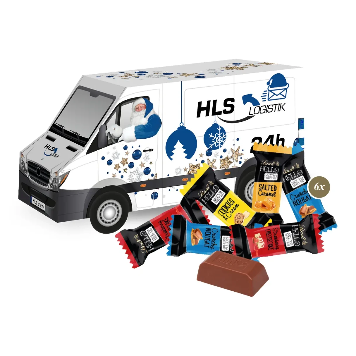 3D Präsent "Transporter" mit Lindt HELLO