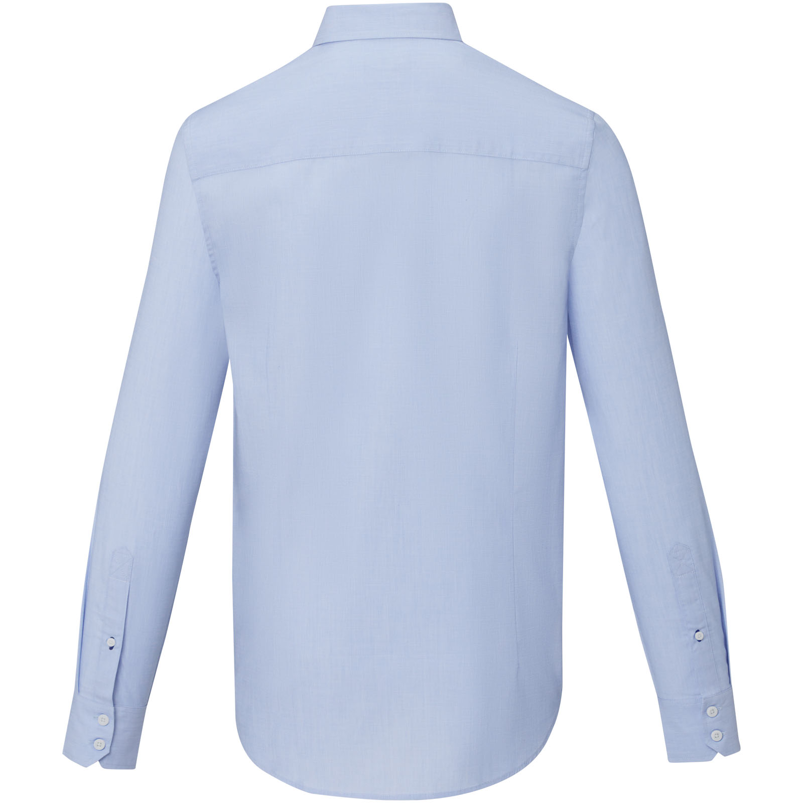 Cuprite Langarm Shirt aus Bio-Baumwolle für Herren hellblau
