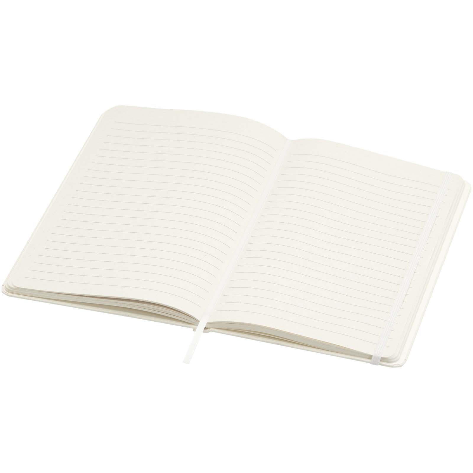 Bass A5 recyceltes Notizbuch, liniert weiss