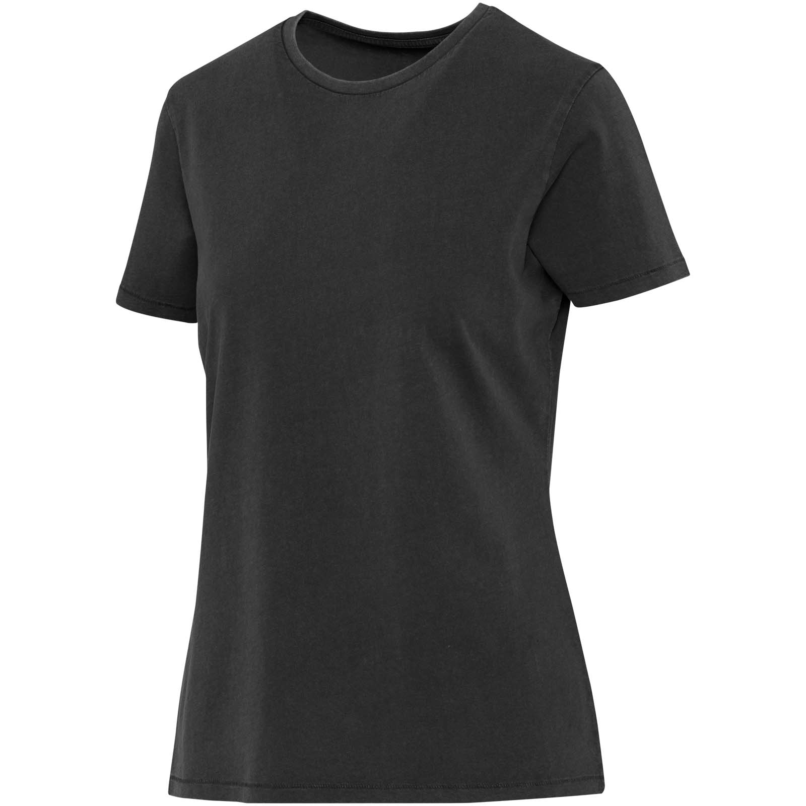 Nanaimo Kurzärmeliges T-Shirt für Damen im Washed Look, 160 g/m2 schwarz