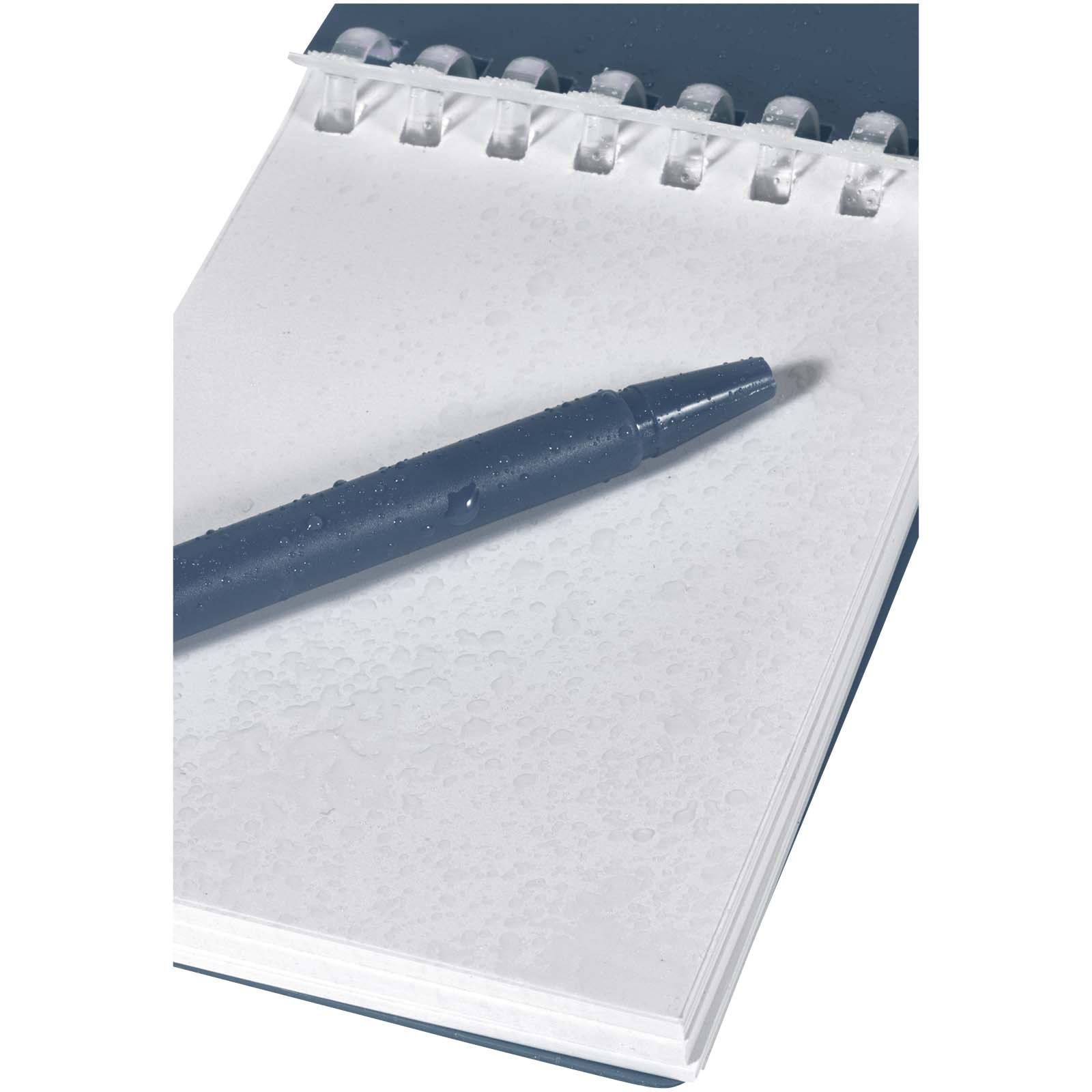 Lig Mini Recyceltes Outdoor-Softcover Notizbuch und Kugelschreiber Set (schwarze Mine) Ozeanblau