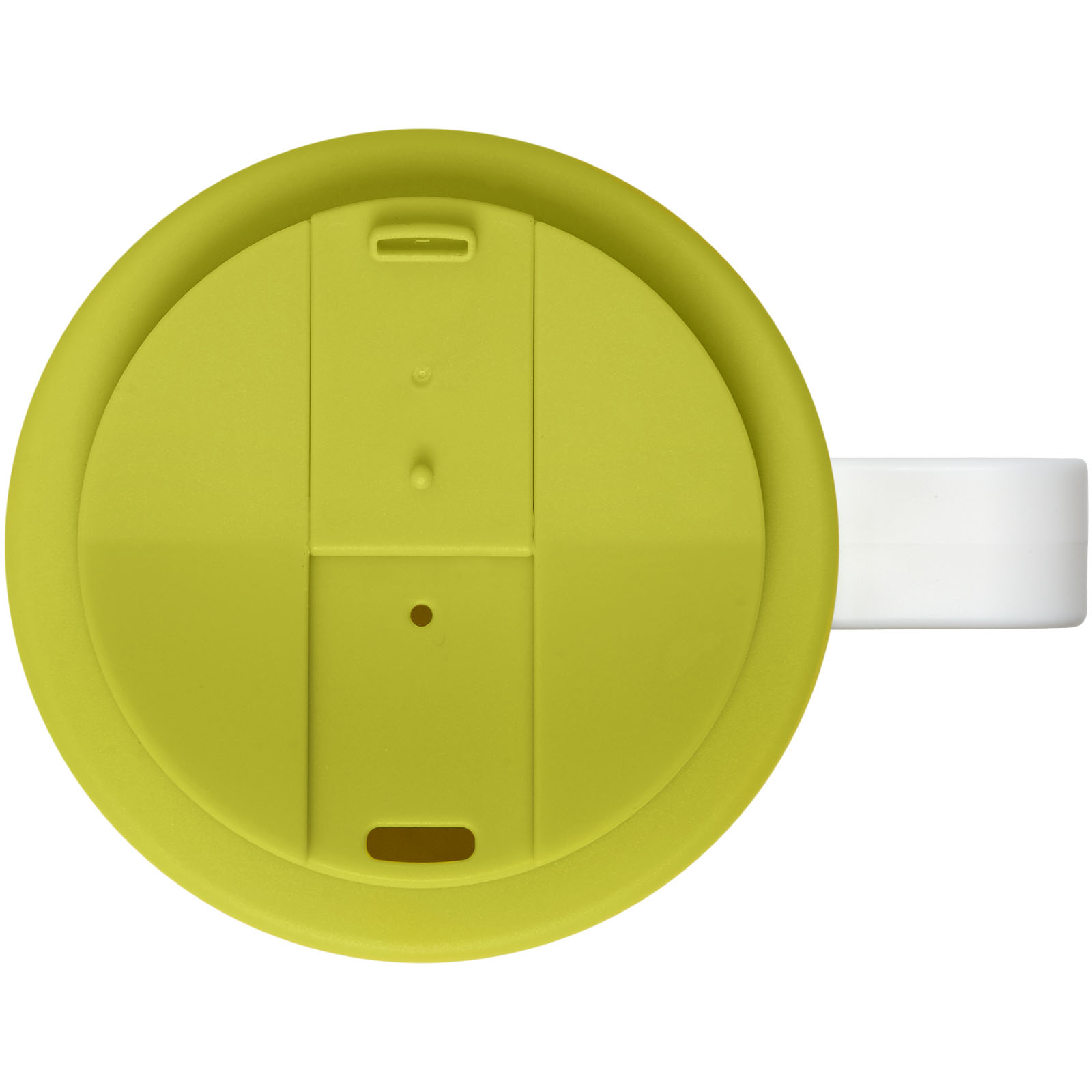 Brite-Ameriano® Grande 350 ml Isolierbecher mit auslaufsicherem Schraubverschluss weiss, limone