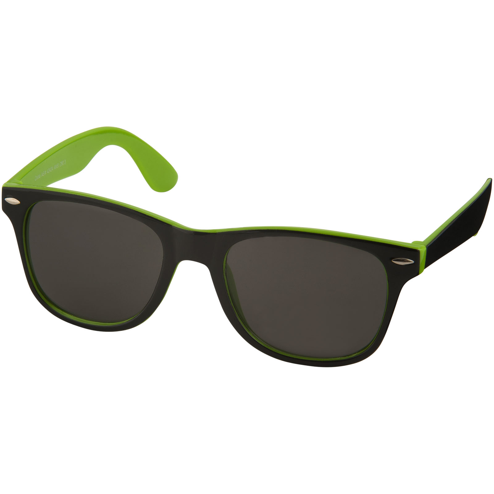 Sun Ray Sonnenbrille mit zweifarbigen Tönen limone, schwarz
