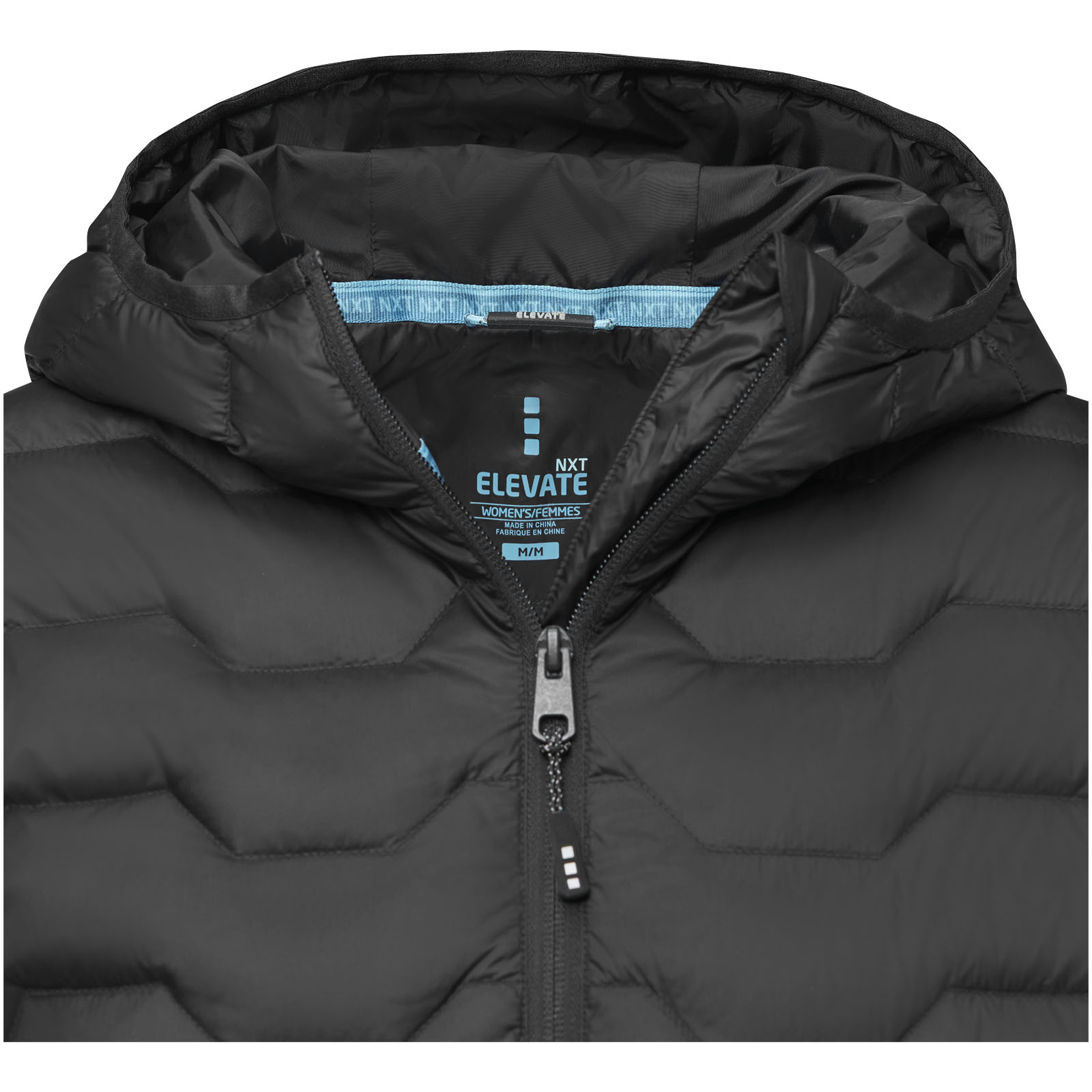 Petalite GRS Daunenjacke für Damen aus recyceltem Material schwarz