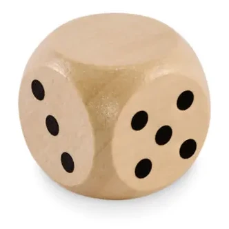 Spielwürfel Schima-Holz Ø 3cm