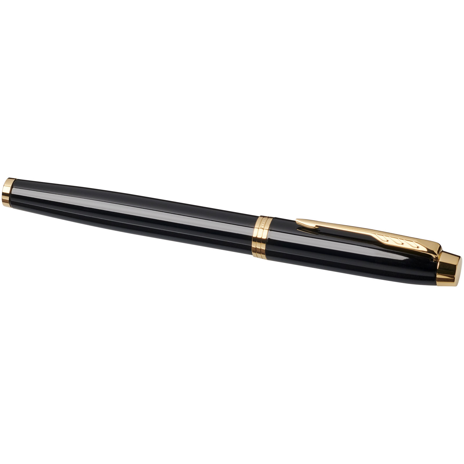 Parker IM Füllfederhalter (blaue Mine) schwarz, gold