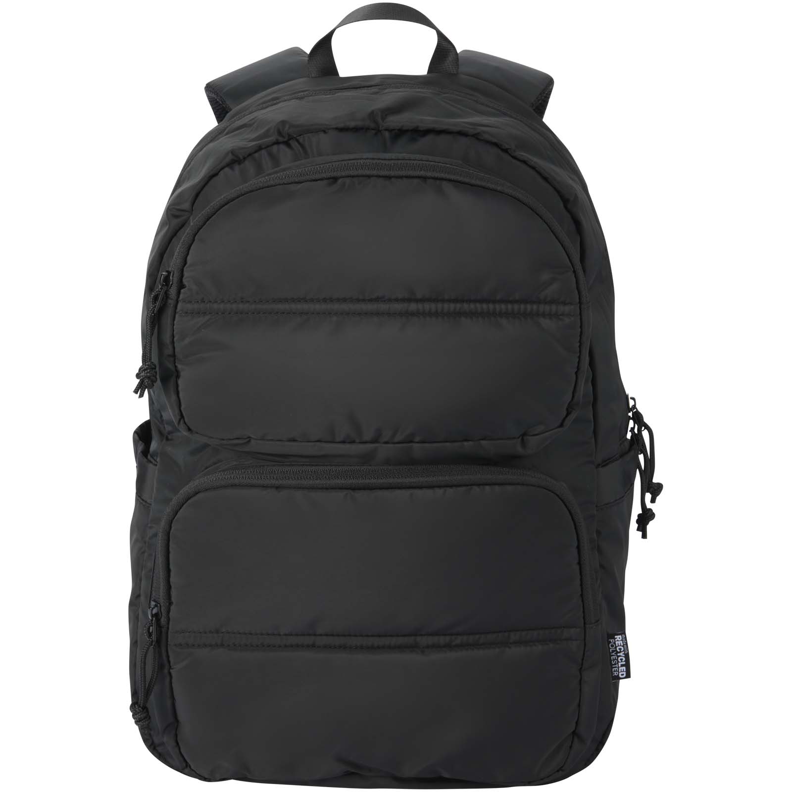 Puffer 15,6" GRS recycelter Laptoprucksack 18L schwarz