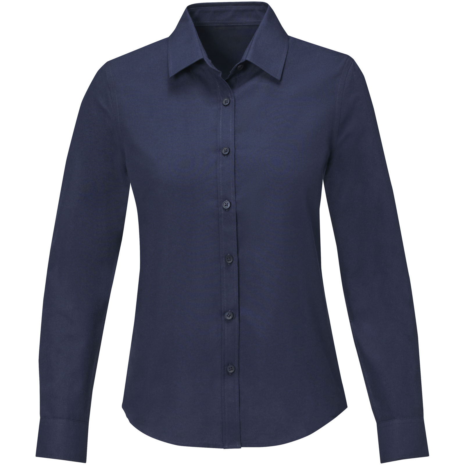 Pollux 130 g/m² Damenbluse mit langen Ärmeln navy