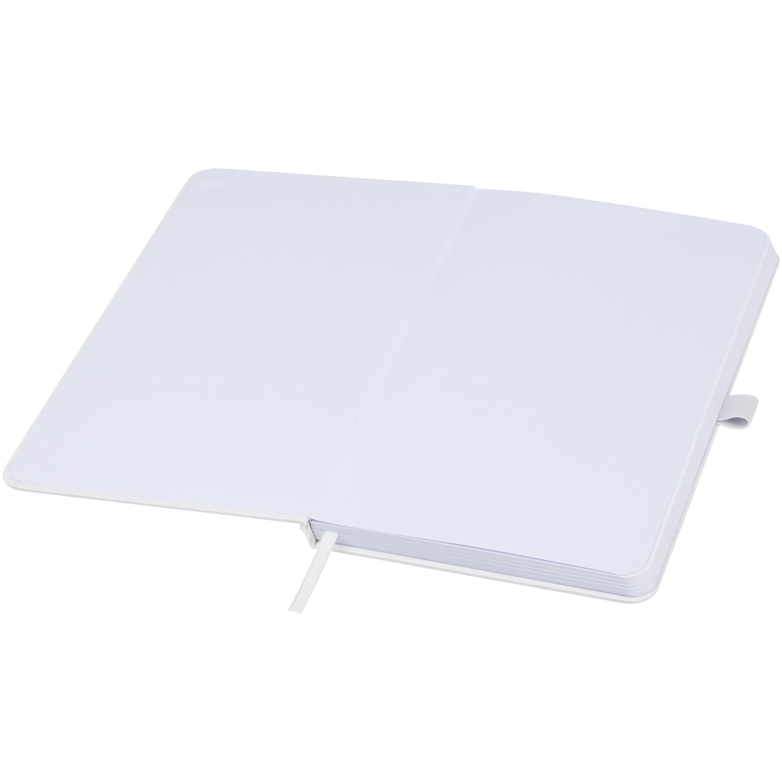 Fabianna Hardcover Notizbuch aus Crush-Papier weiss