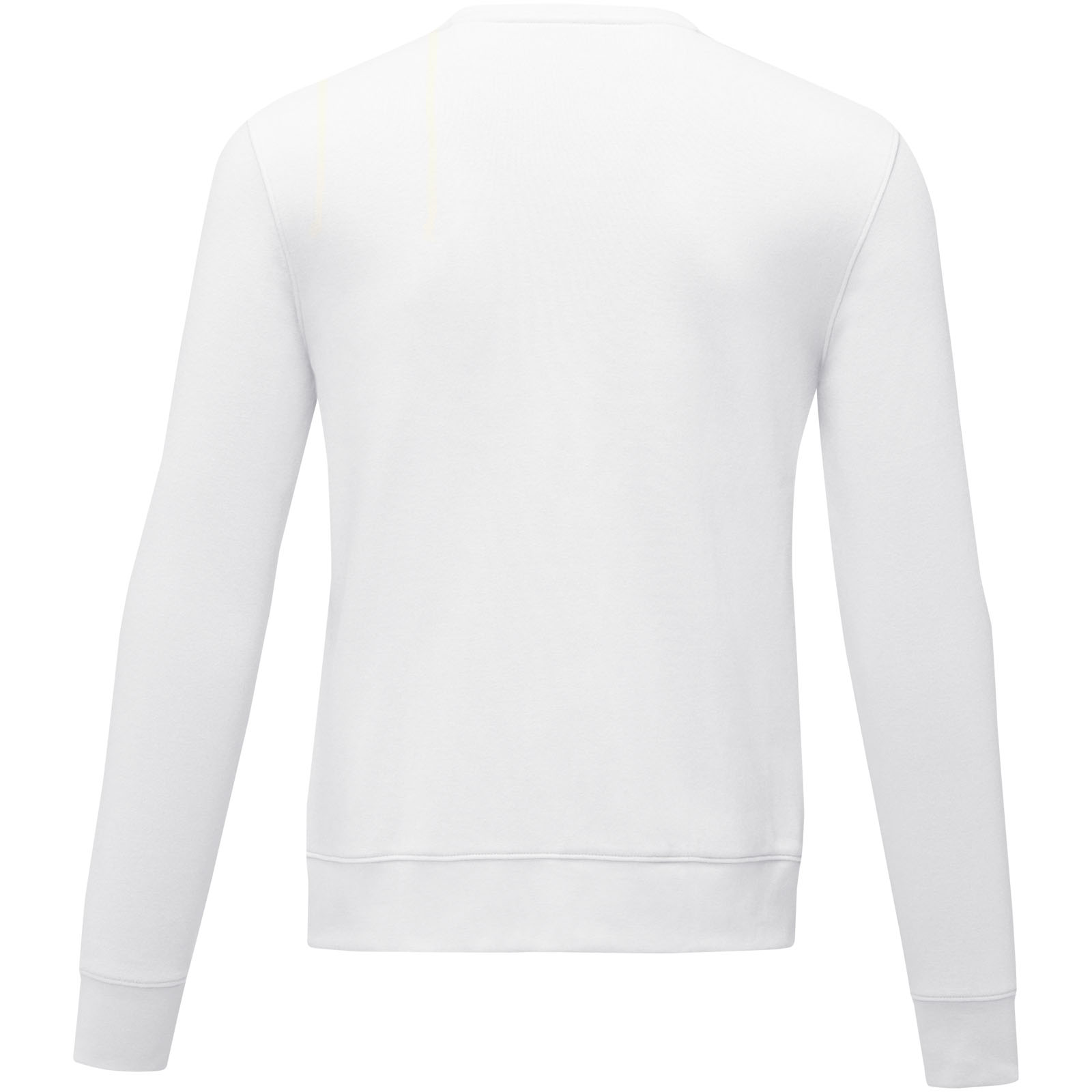 Charon 240 g/m² Herrenpullover mit Rundhalsausschnitt weiss