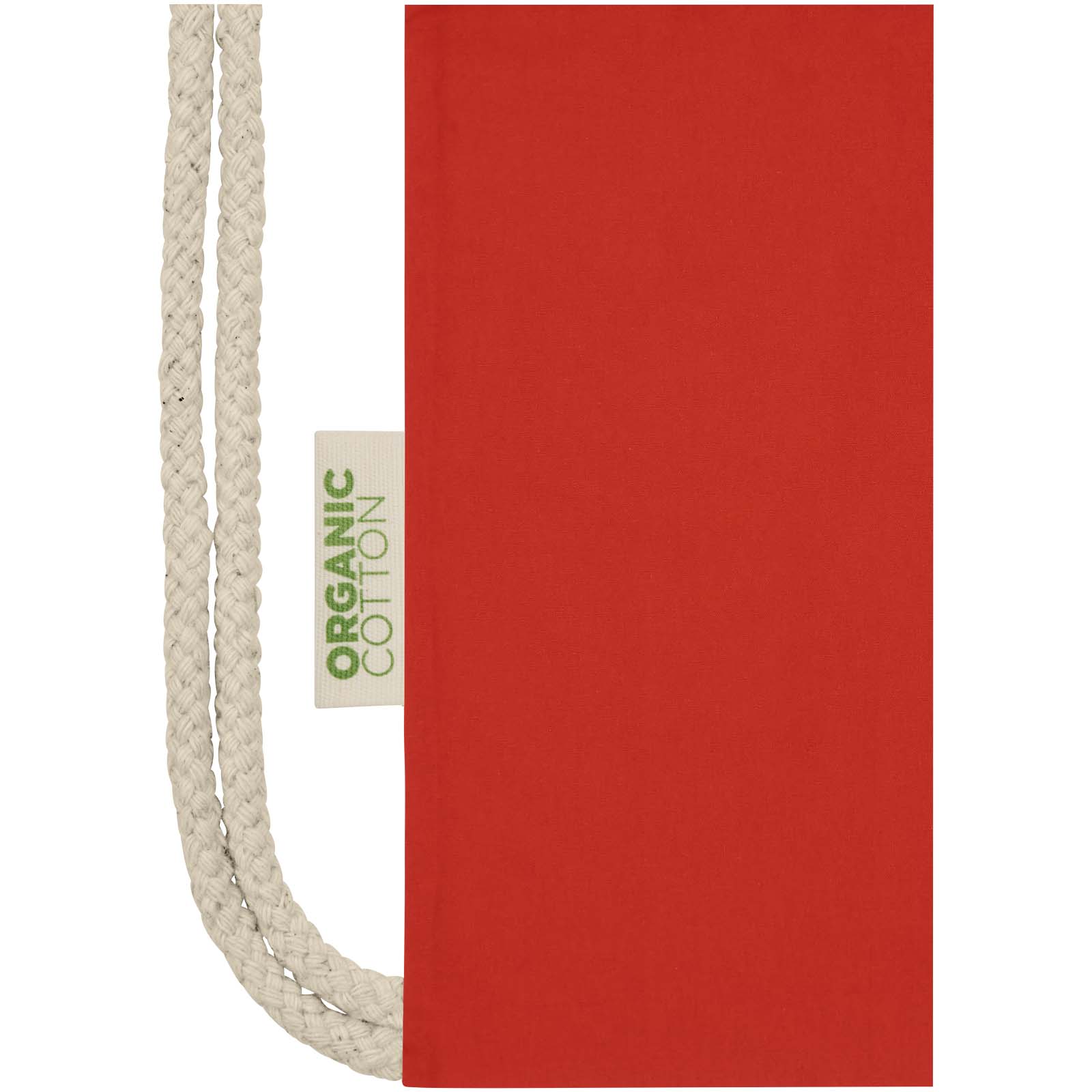 Odisha 140 g/m² OCS Bio-Sportbeutel 5L rot